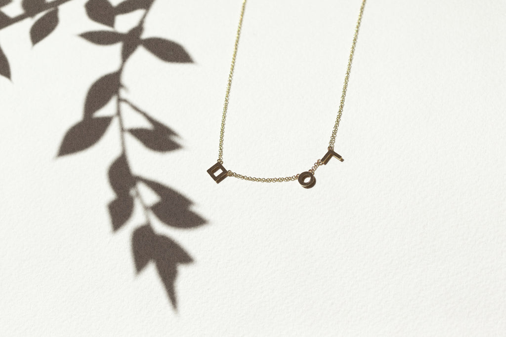 Hangul Korean Names Necklace (3 letters)
