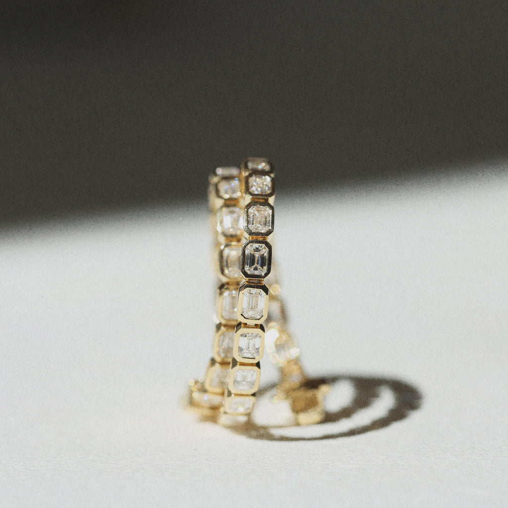 Emerald Cut Tennis Bracelet - Horizontal