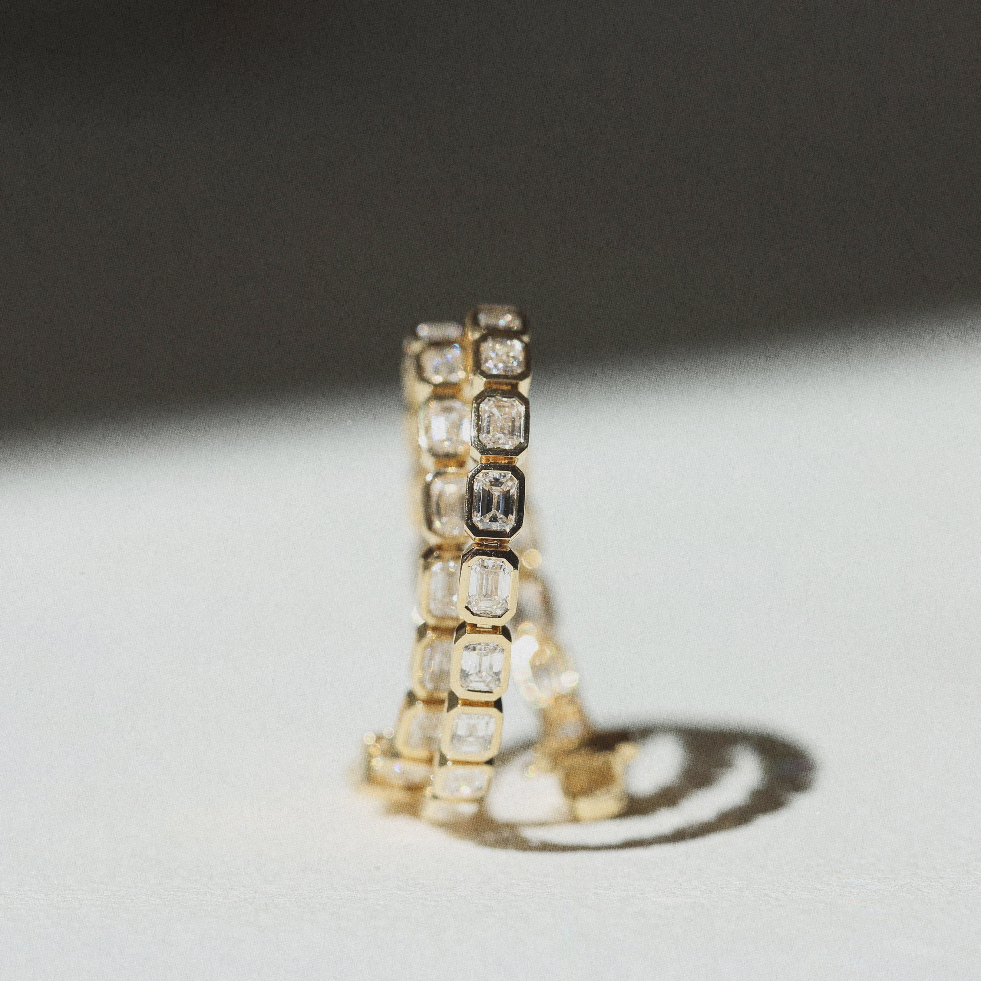 Emerald Cut Tennis Bracelet - Horizontal