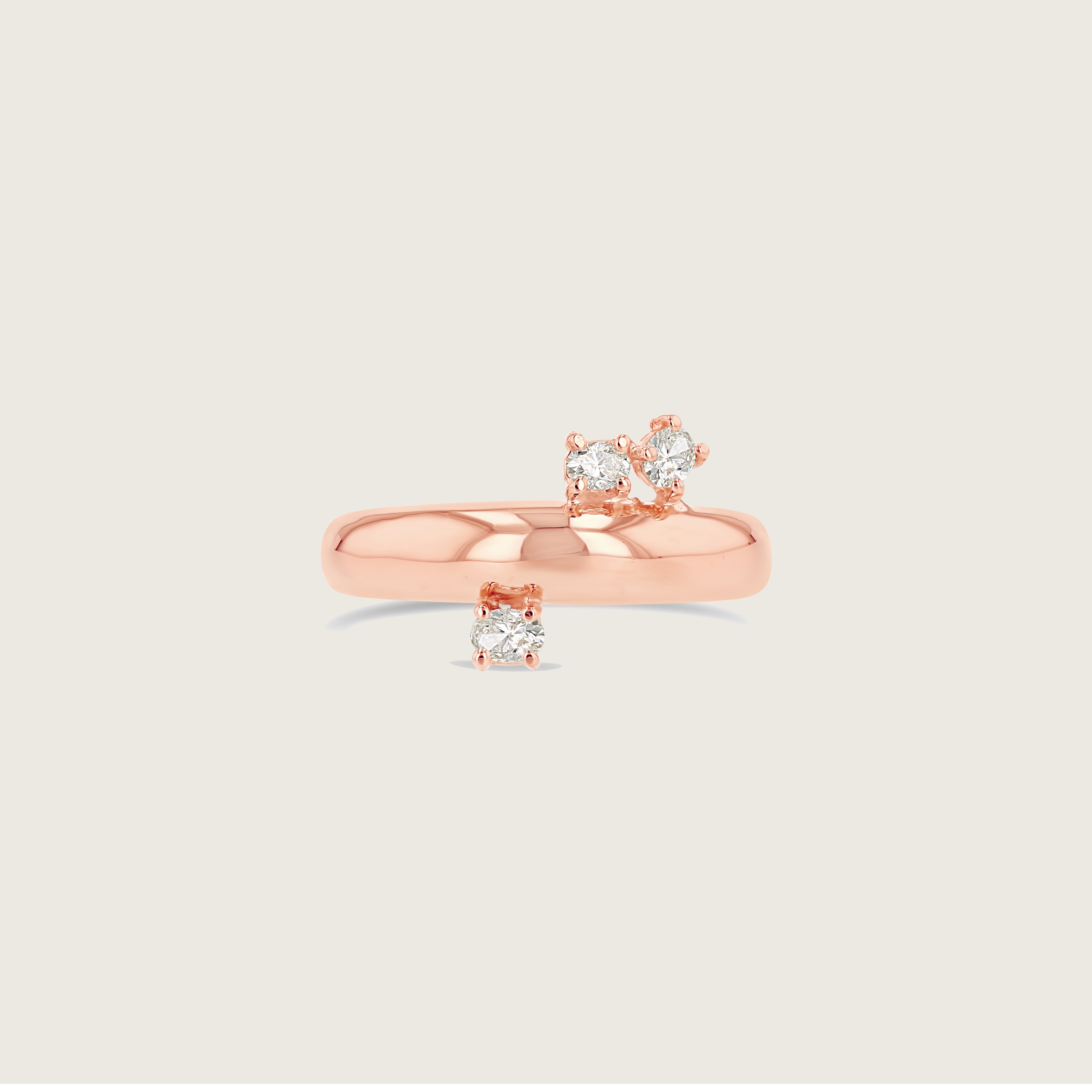 Demi Demi Plus 3 Ovals Ring