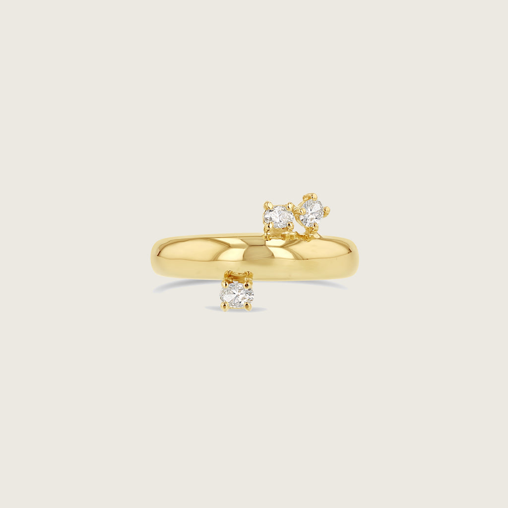 Demi Demi Plus 3 Ovals Ring