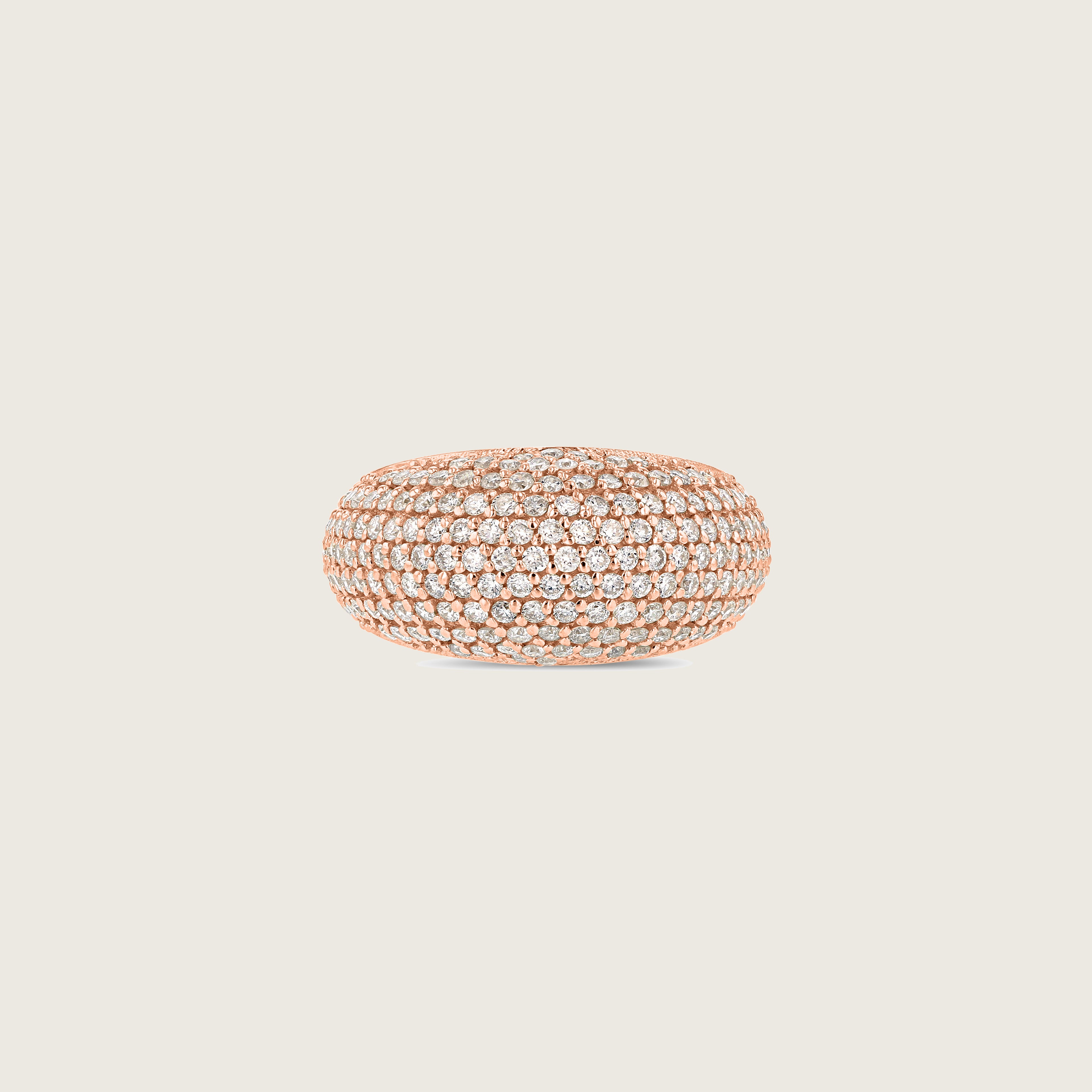 Pavé Demi Globe Ring
