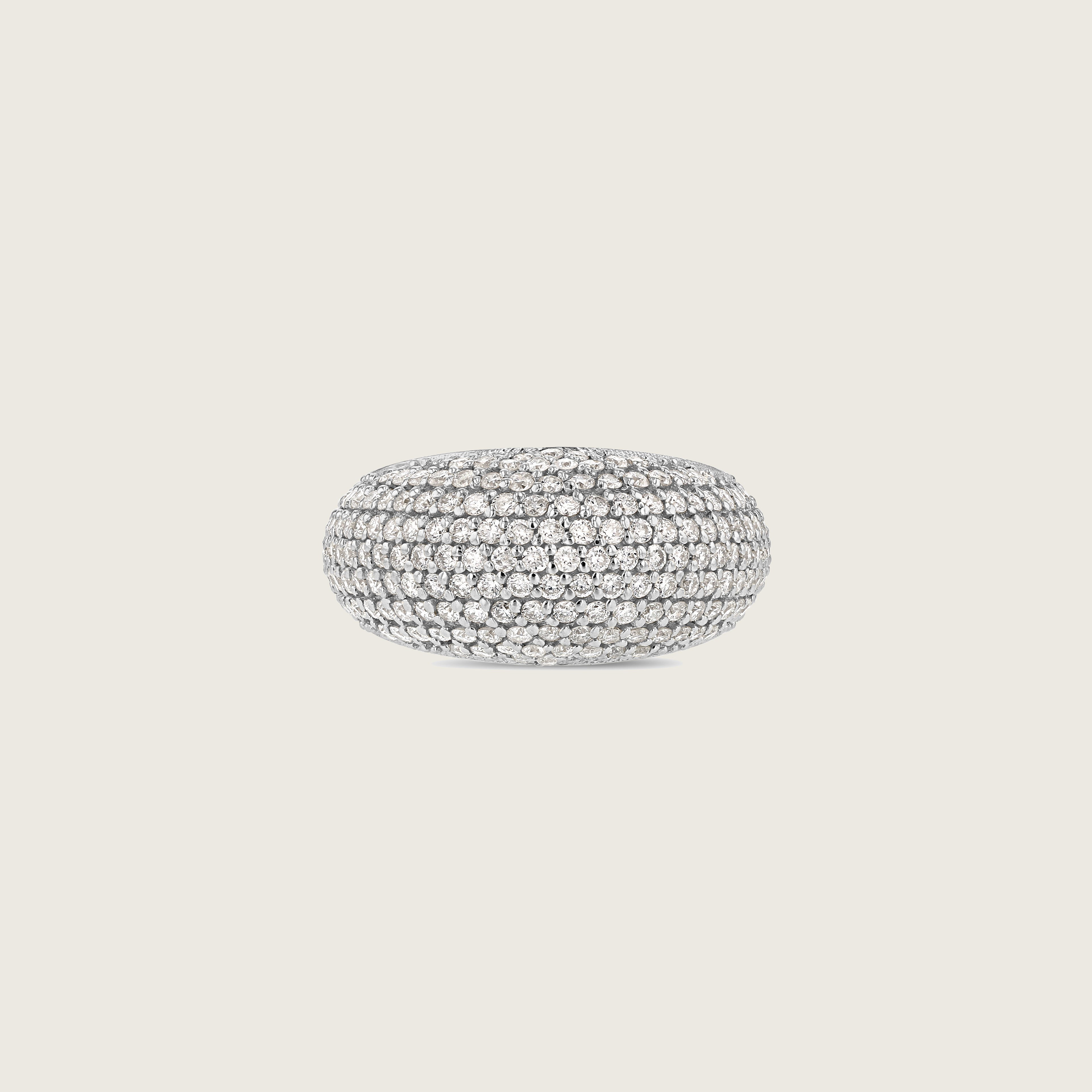 Pavé Demi Globe Ring