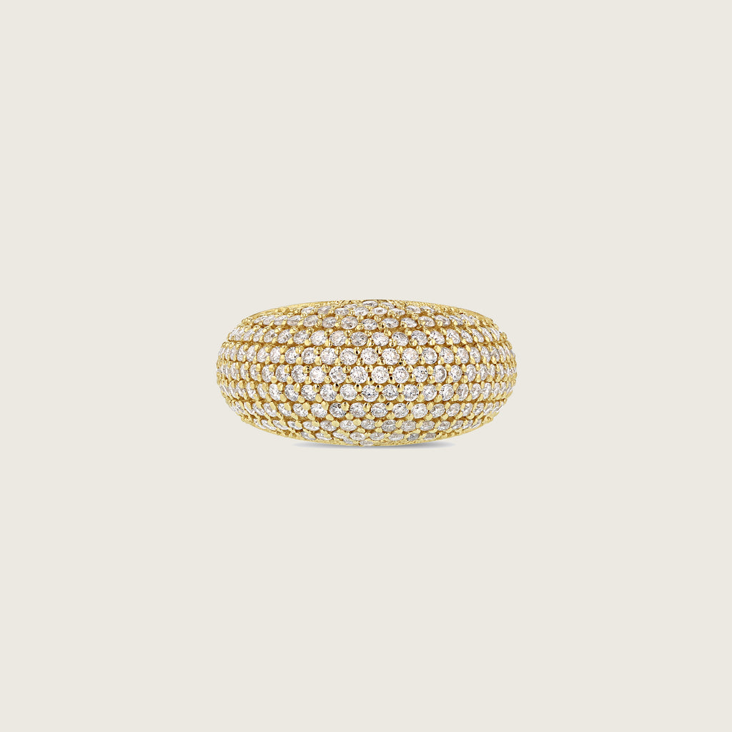 Pavé Demi Globe Ring