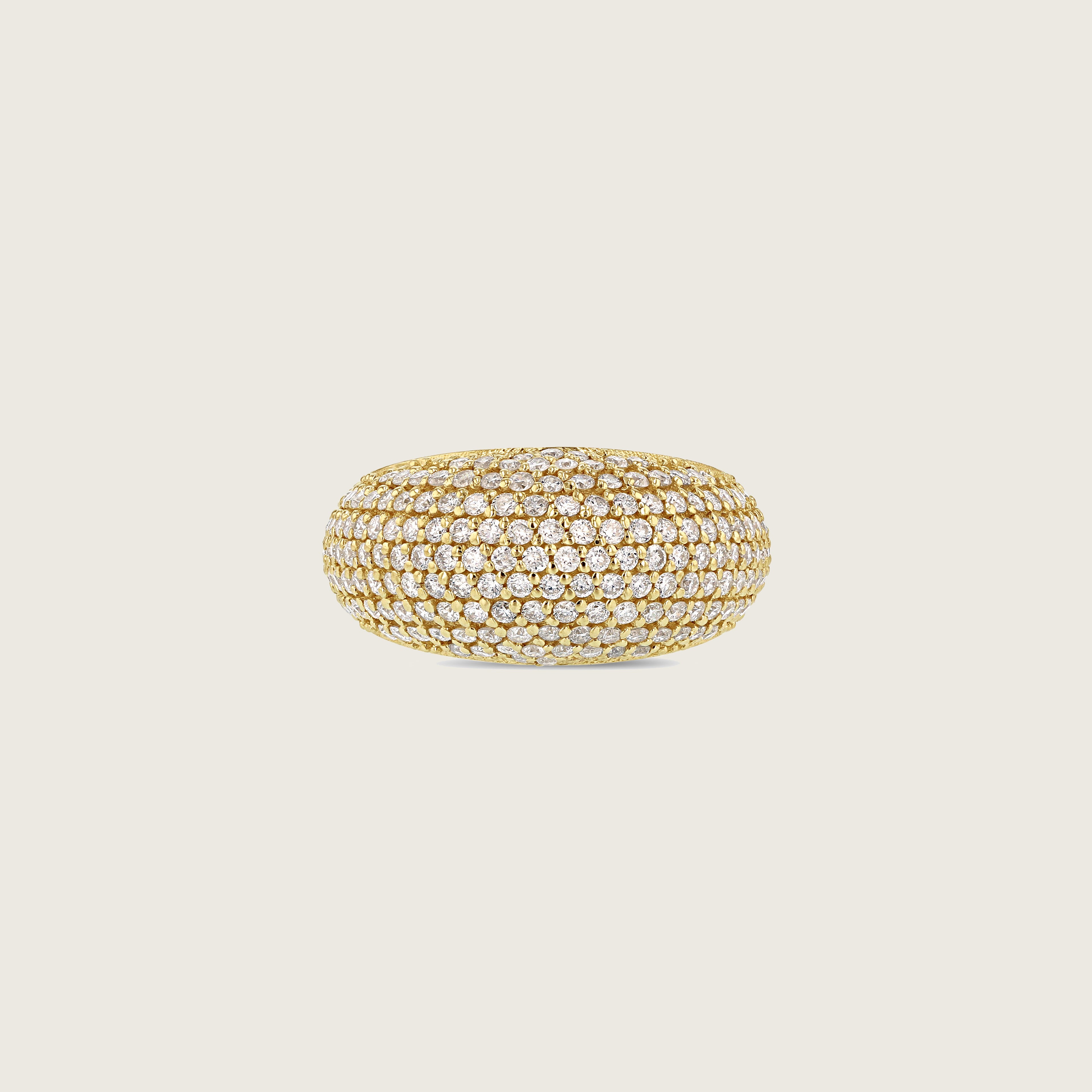 Pavé Demi Globe Ring