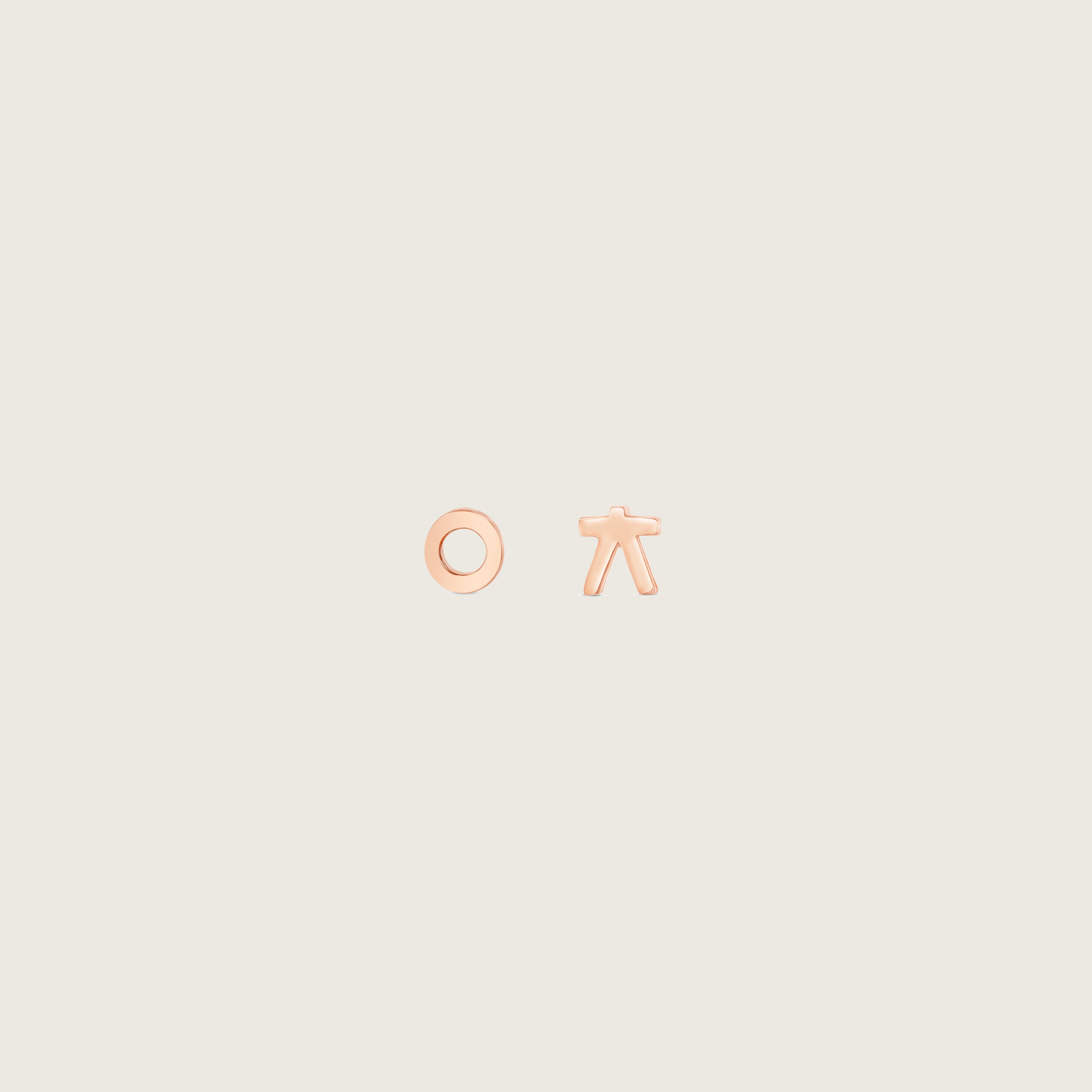 Hangul Double Letter Stud