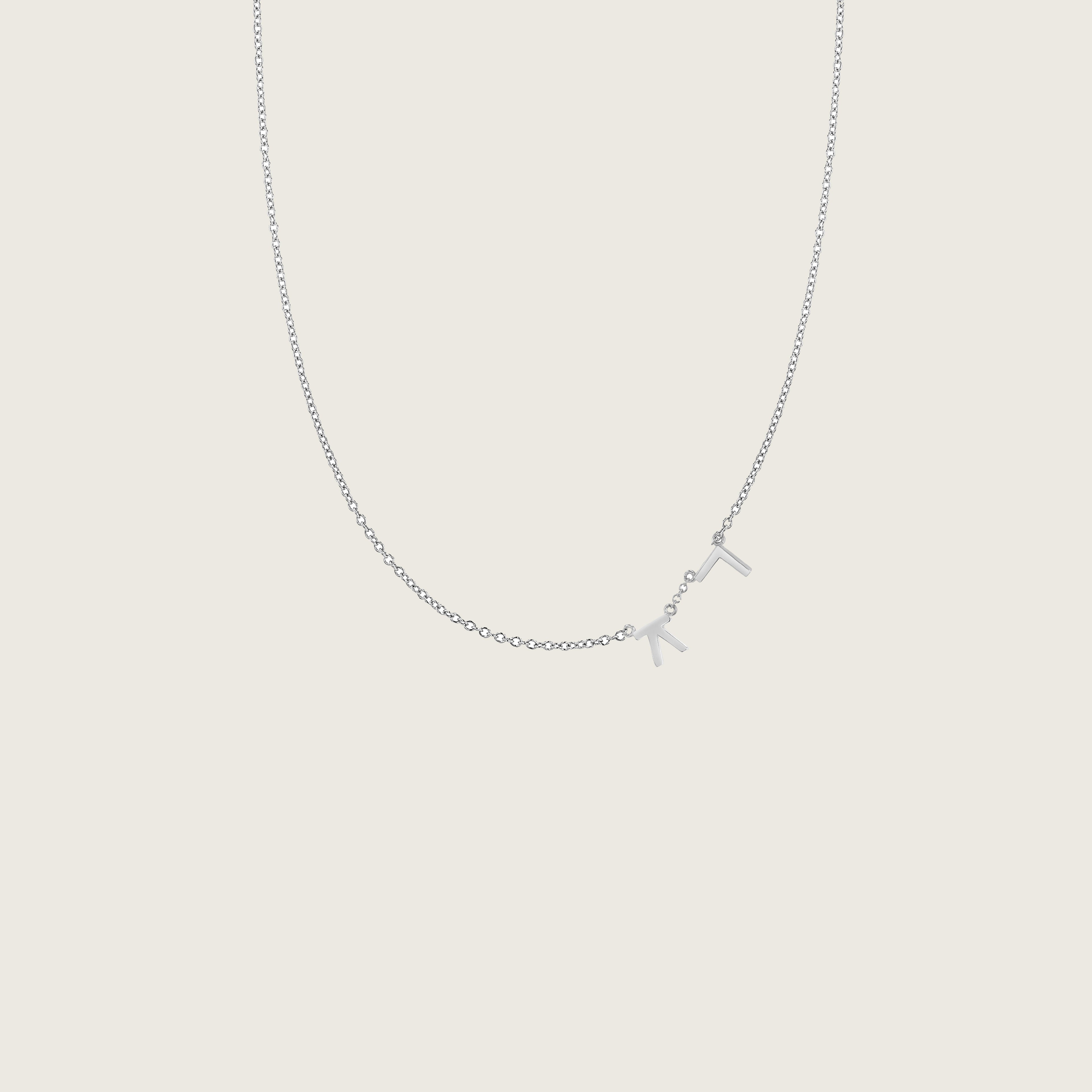 Hangul Korean Names Necklace (2 letters)