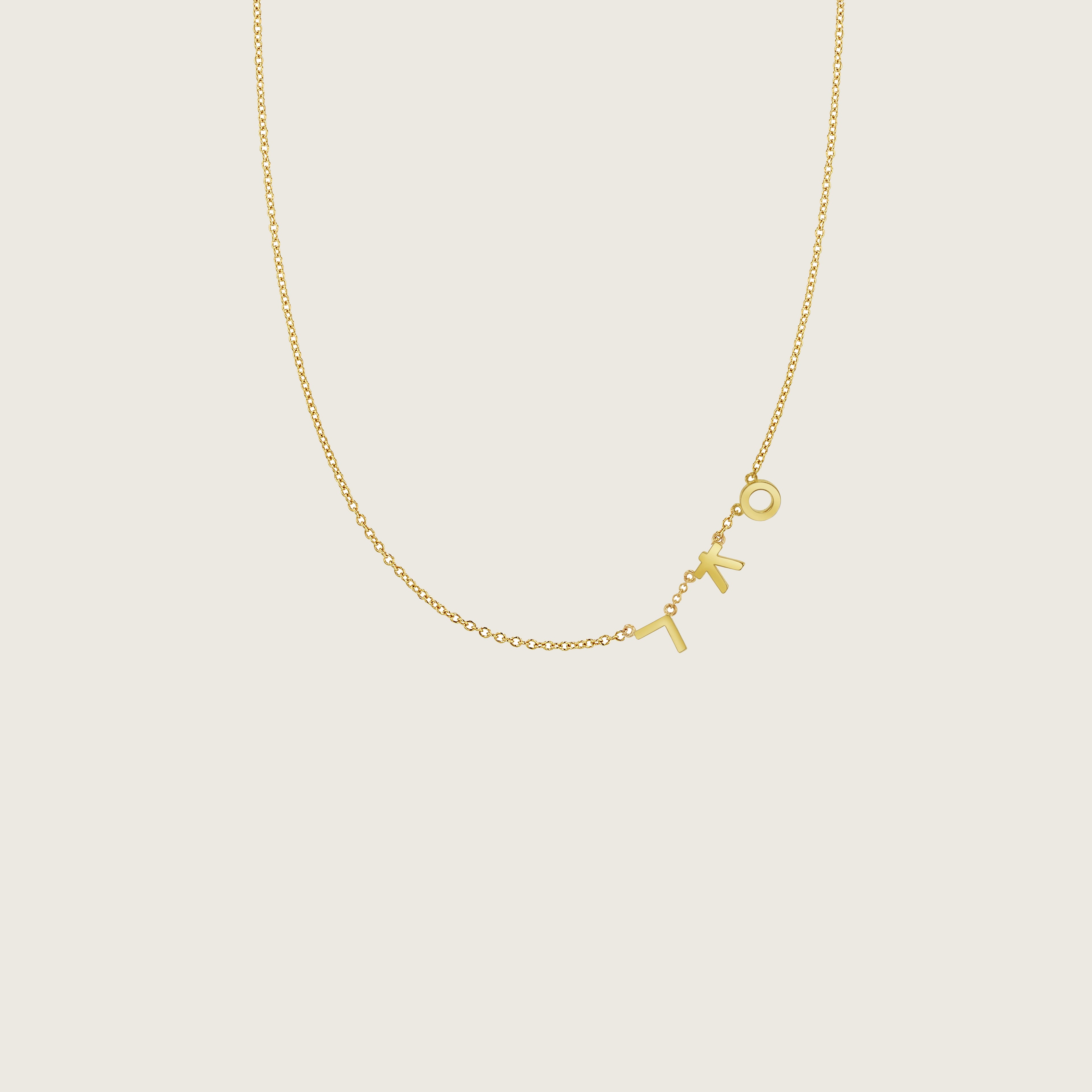 Hangul Korean Sayings Necklace - It's Ok