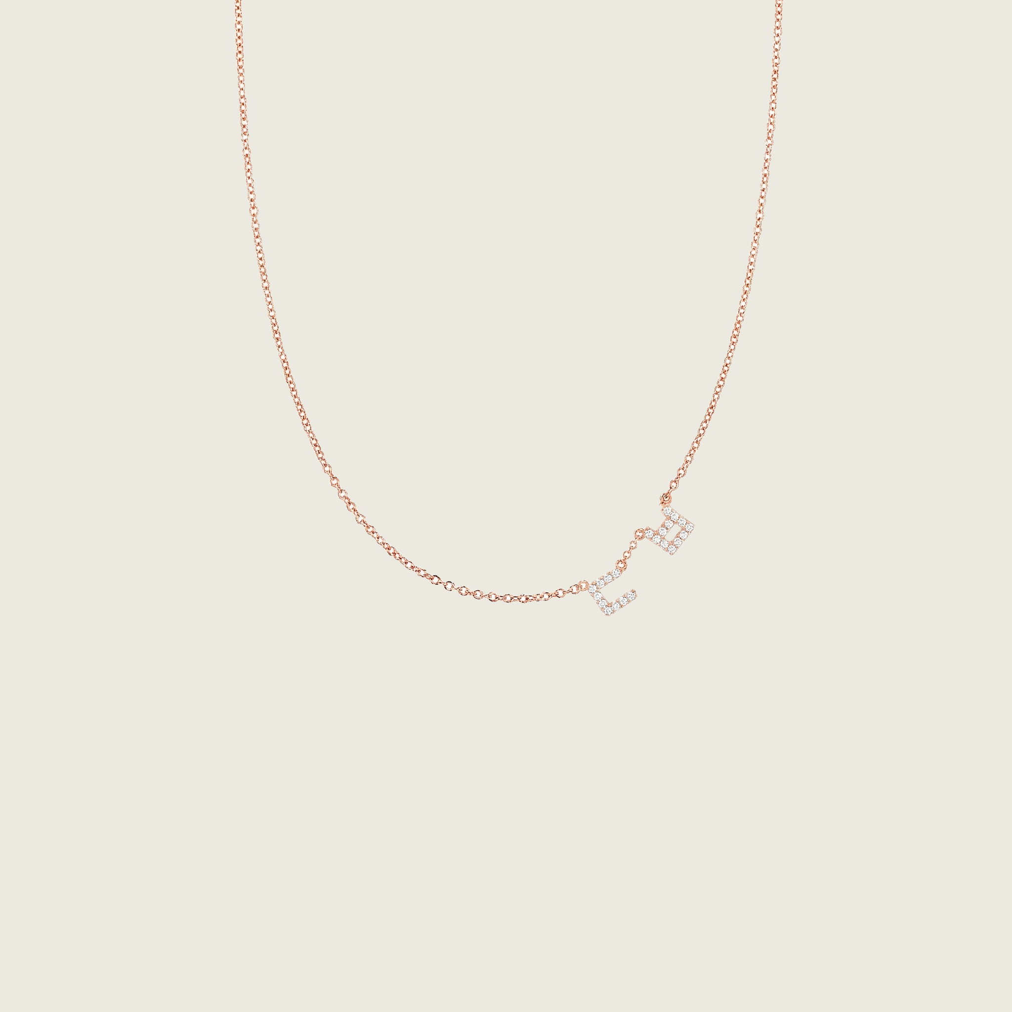 Hangul Korean Sayings Necklace with Diamonds - Big Clap / OMG
