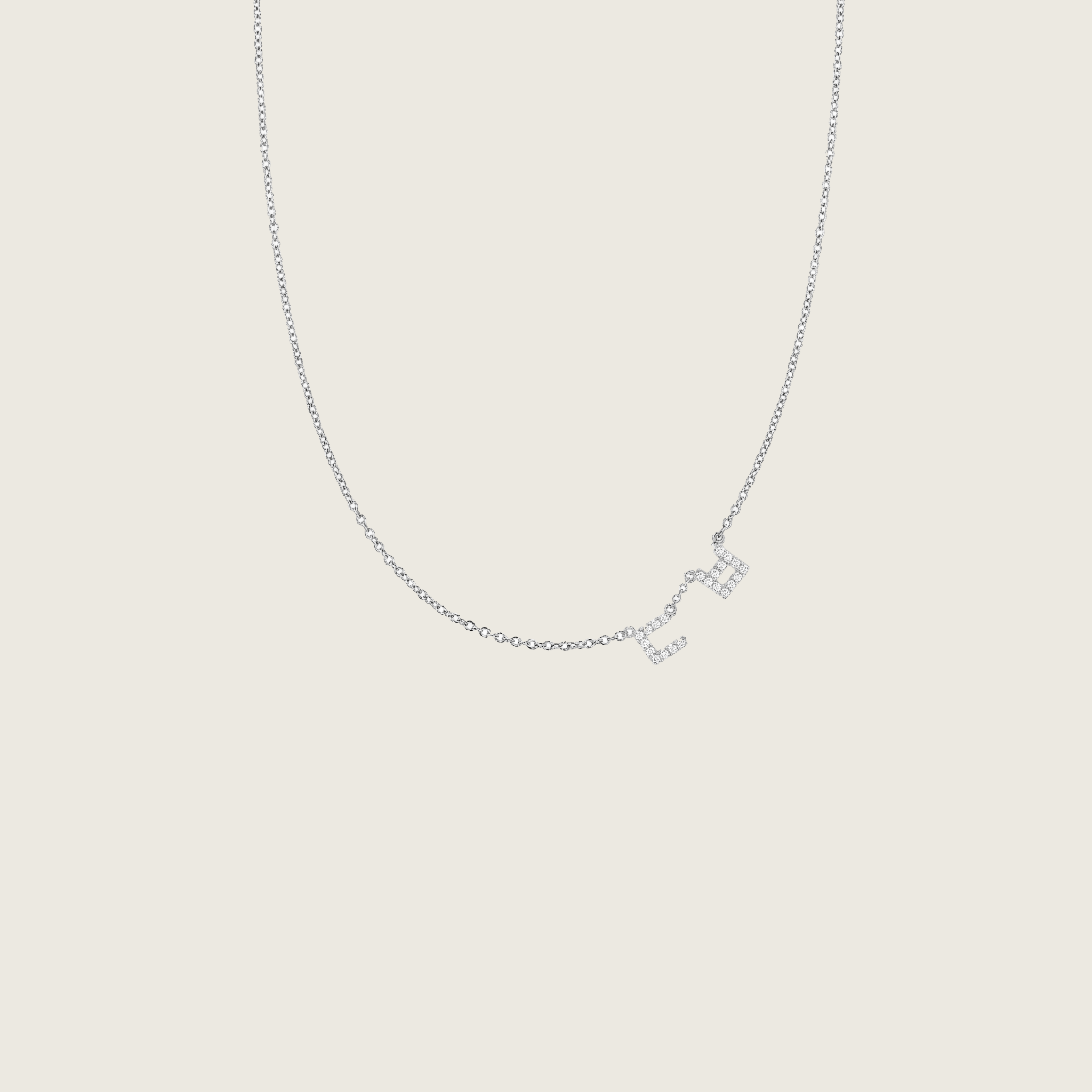 Hangul Korean Sayings Necklace with Diamonds - Big Clap / OMG