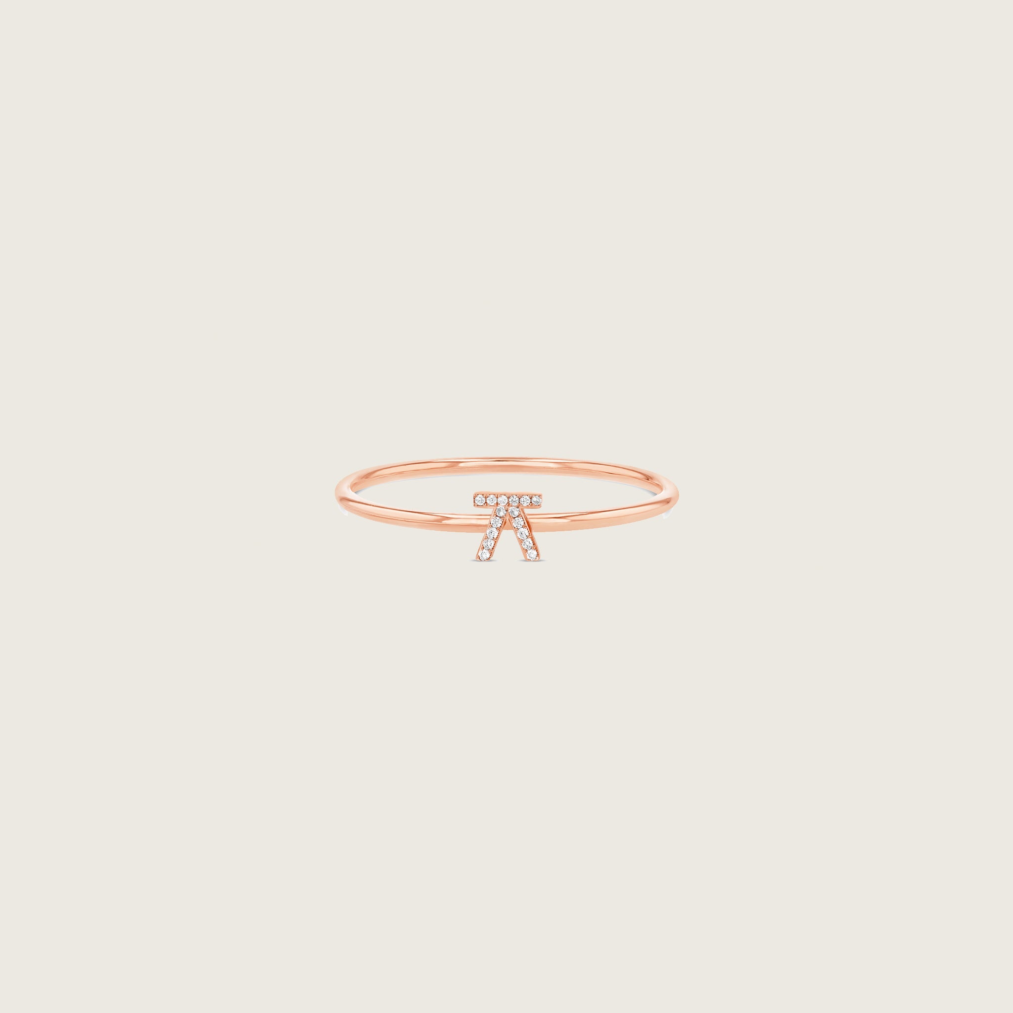 Hangul Ring with Diamonds