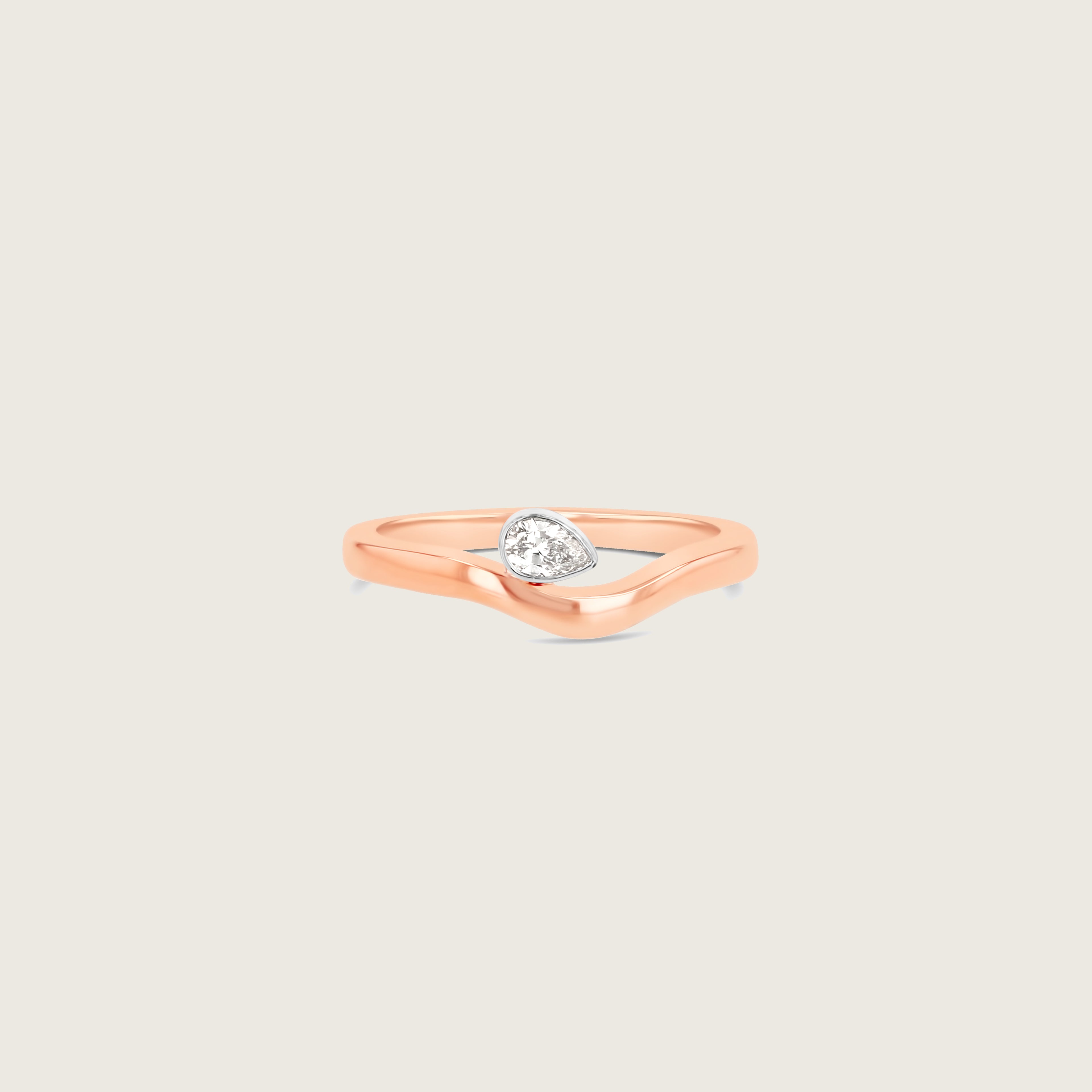 Pear Diamond Wave Band