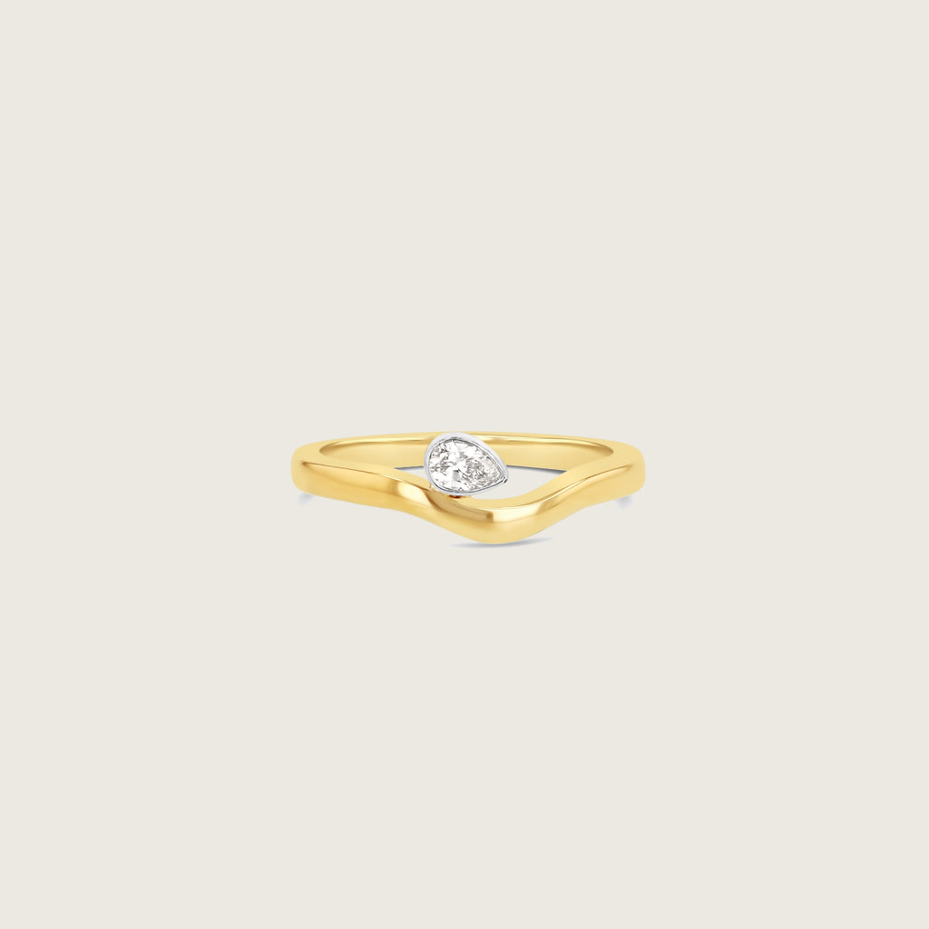 Pear Diamond Wave Band