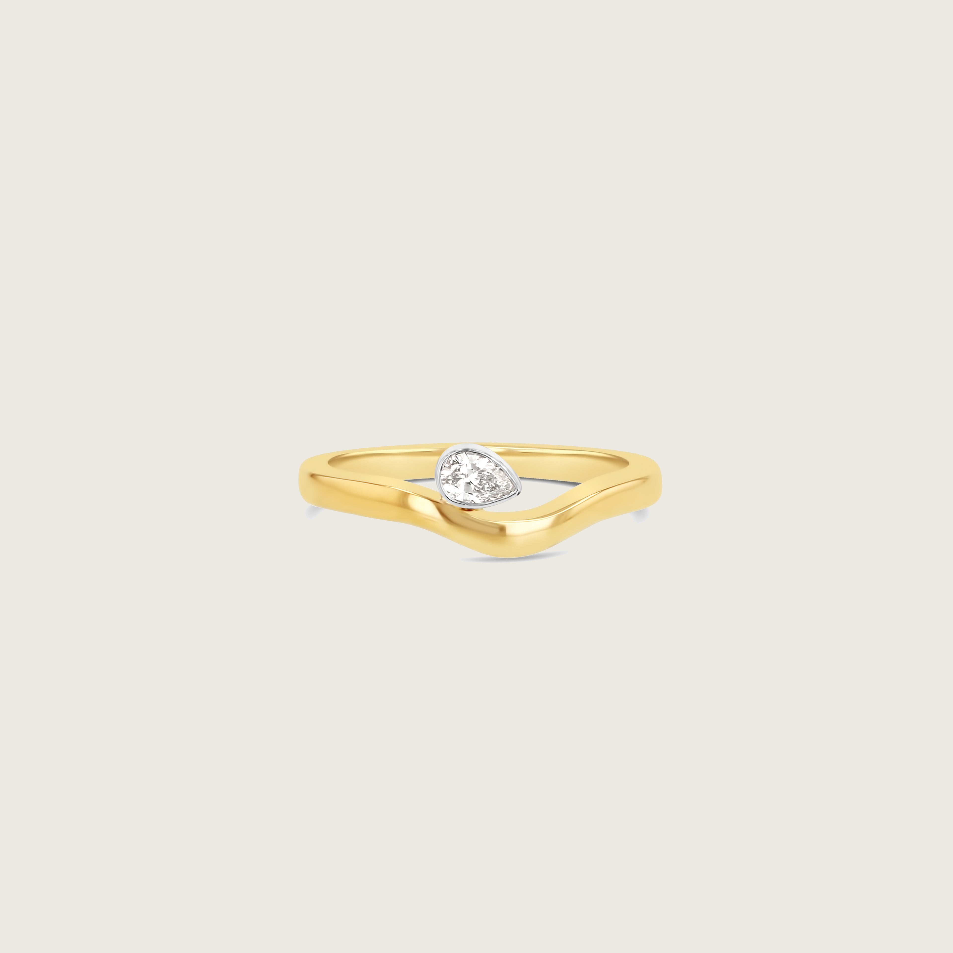 Pear Diamond Wave Band