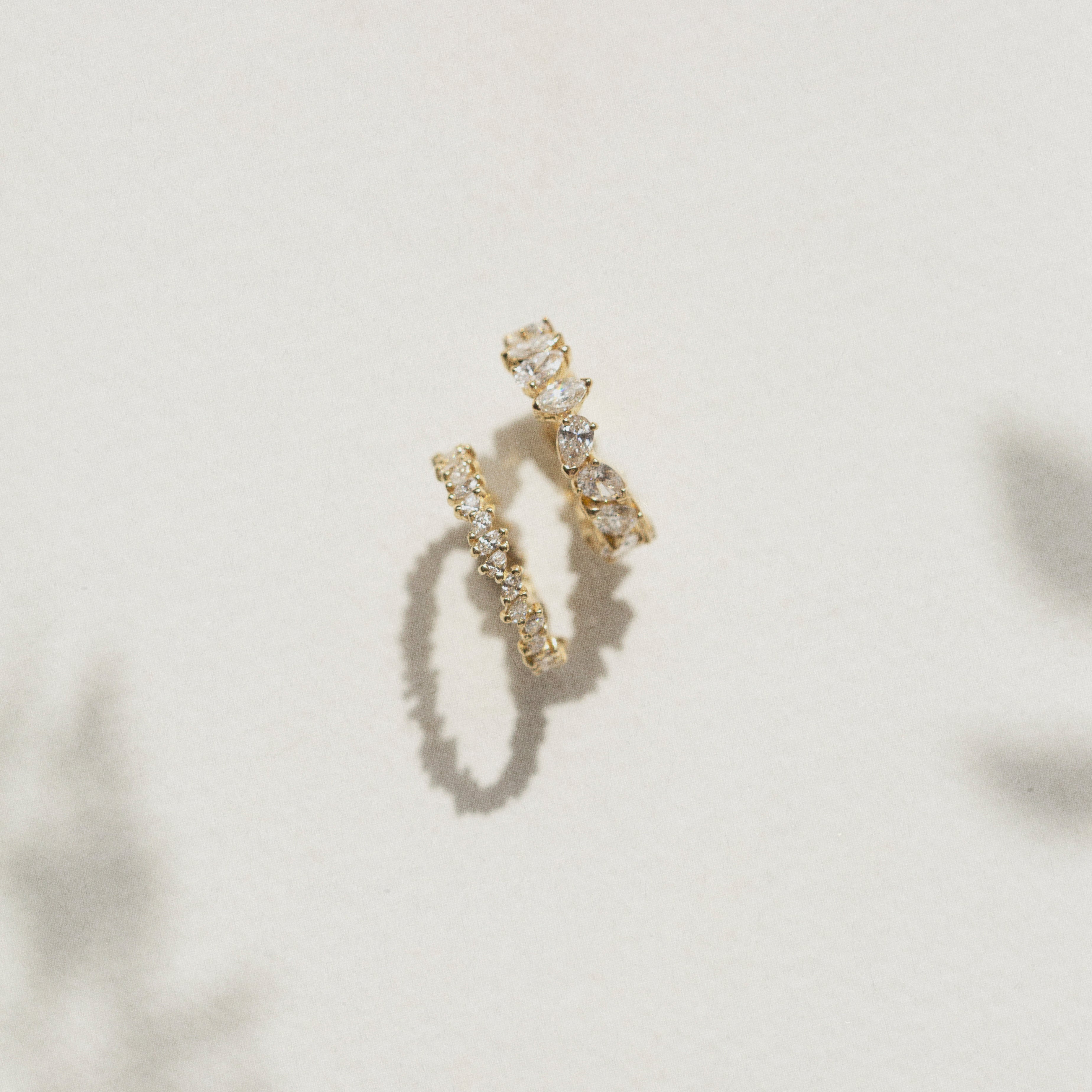 Petite Marquise + Pear Eternity Ring