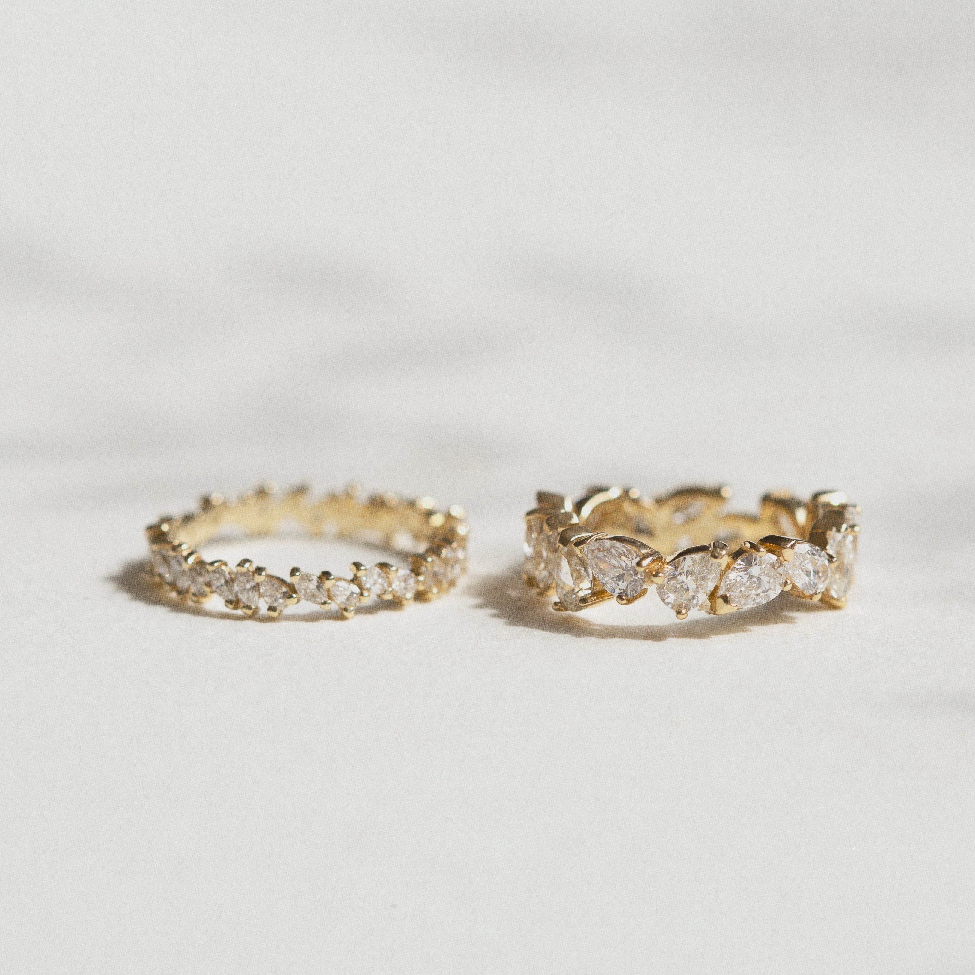 Marquise + Pear Eternity Ring