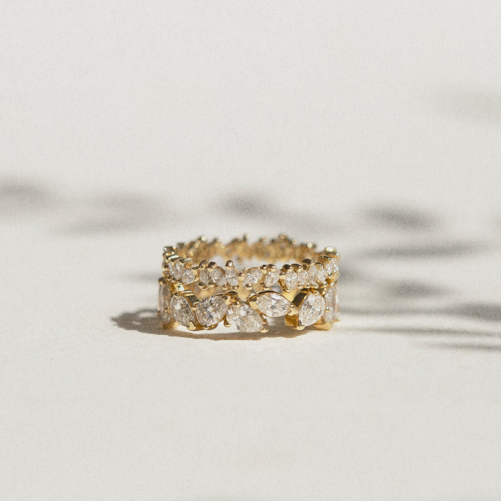 Marquise + Pear Eternity Ring