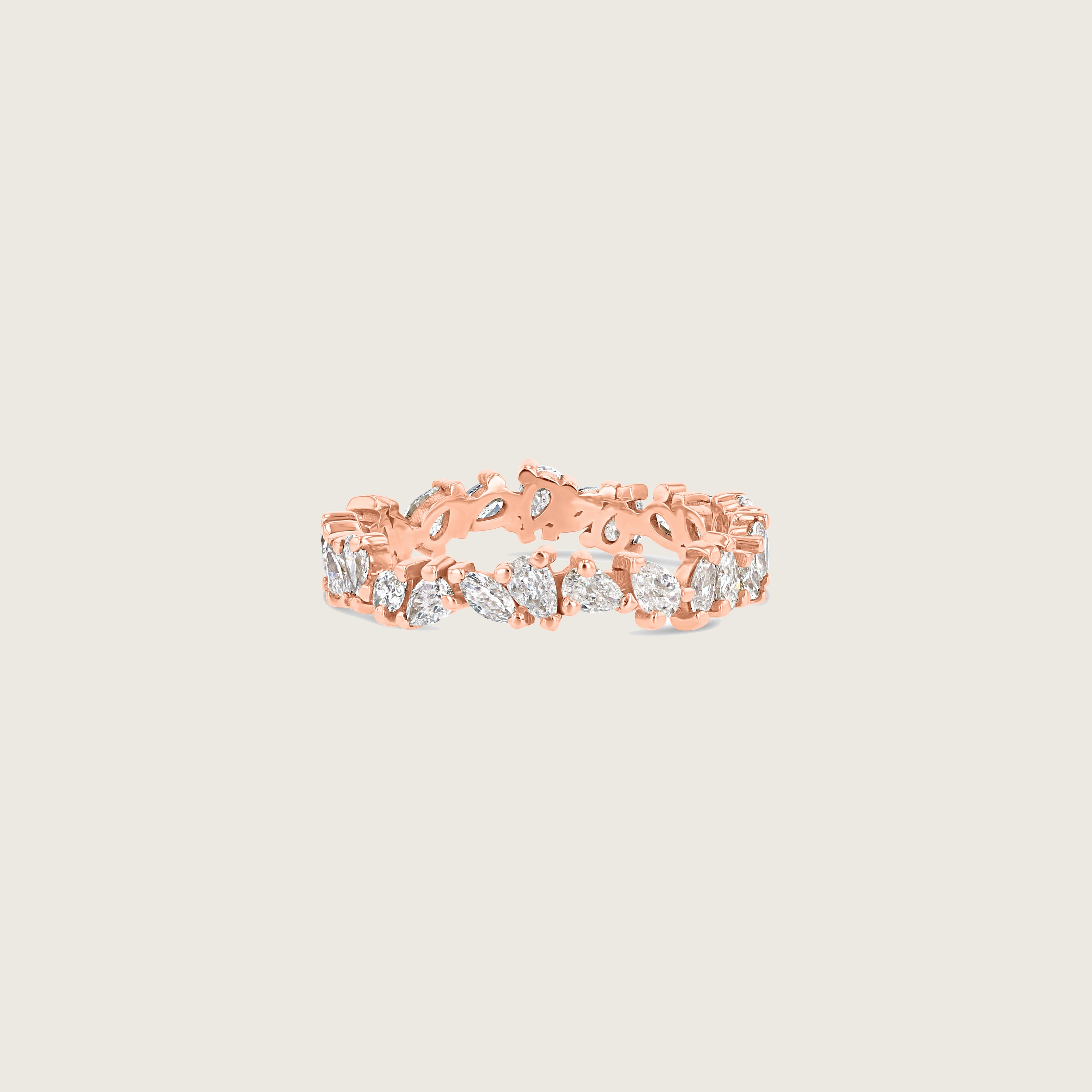 Petite Marquise + Pear Eternity Ring