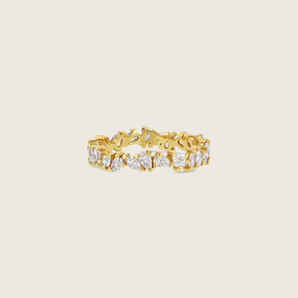 Petite Marquise + Pear Eternity Ring