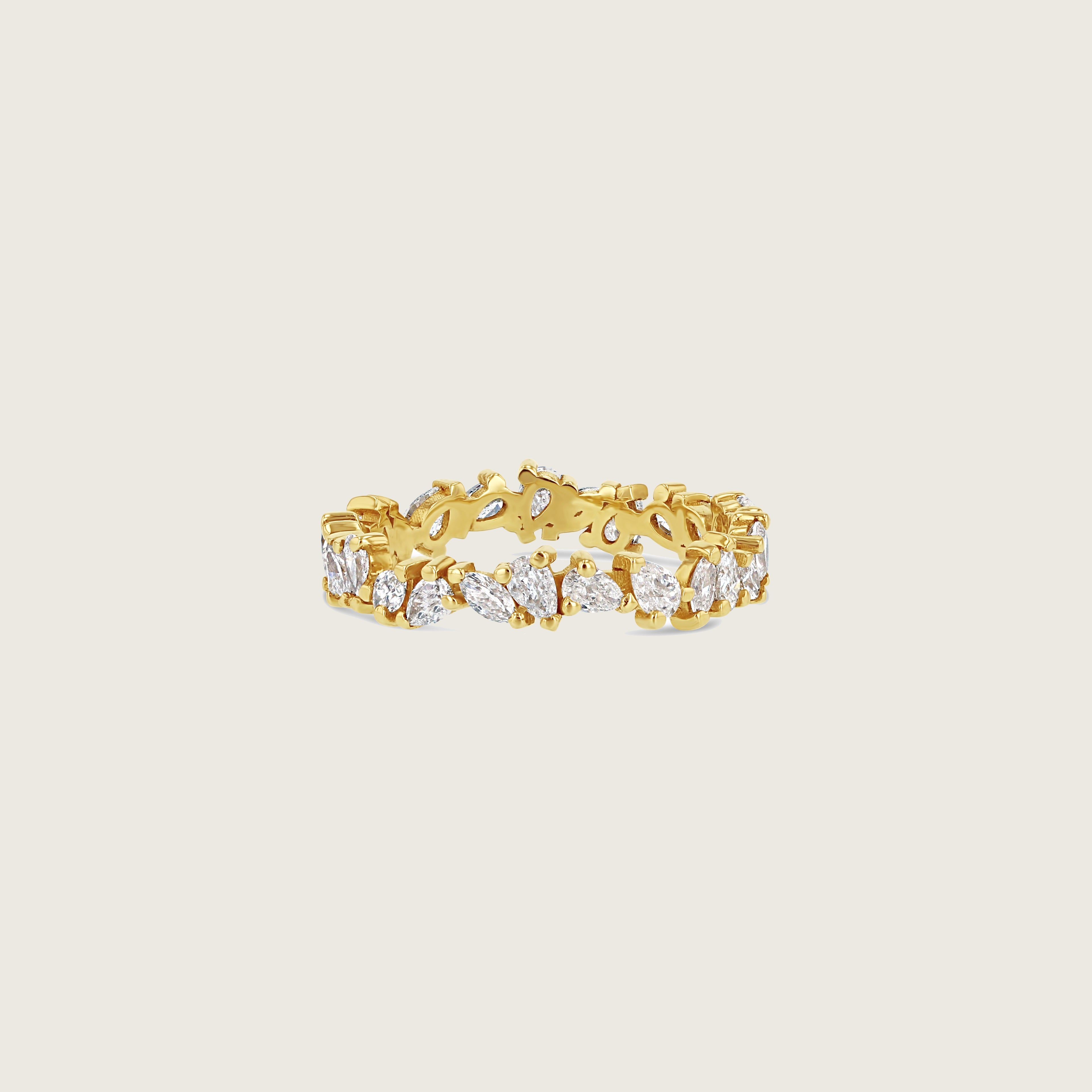 Petite Marquise + Pear Eternity Ring