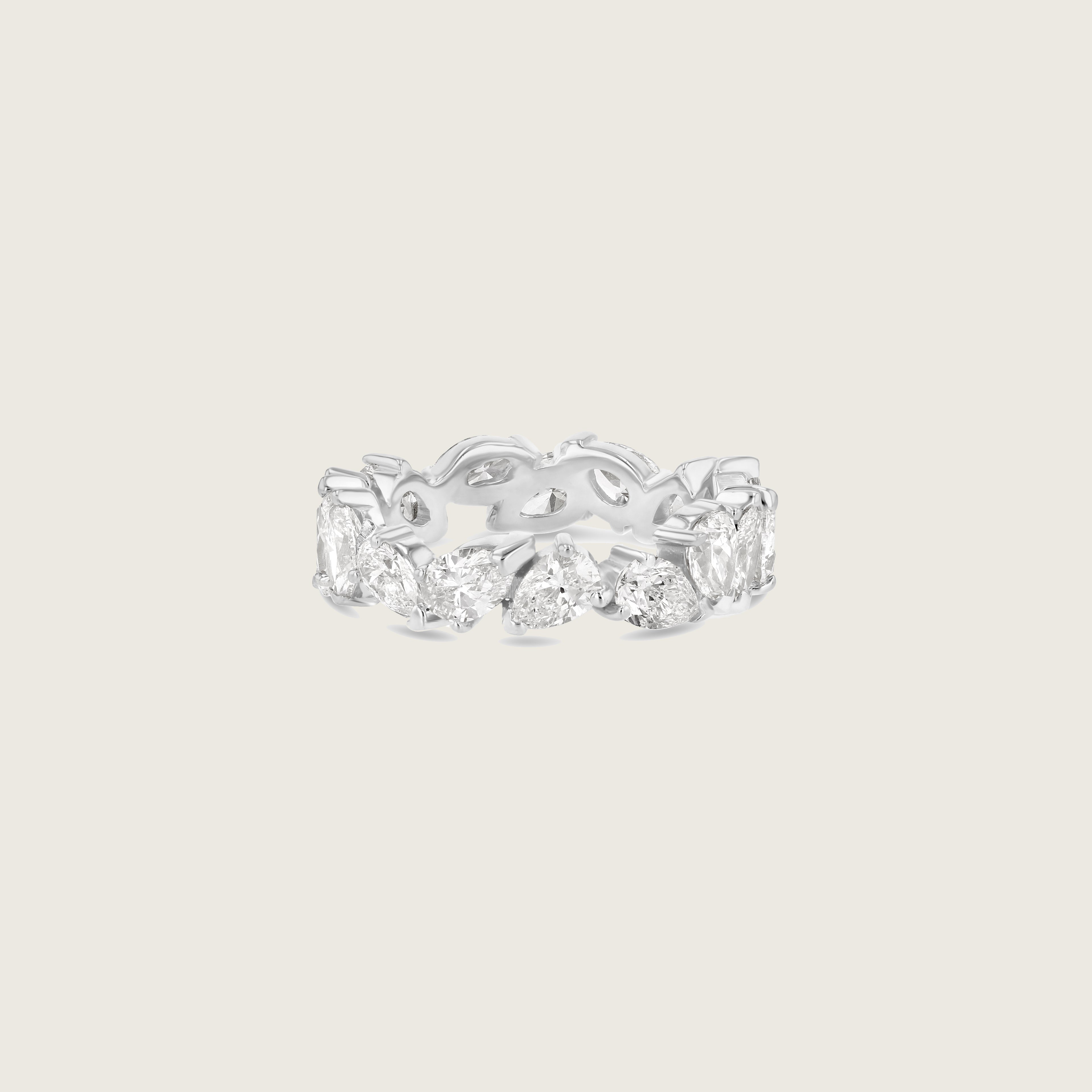Marquise + Pear Eternity Ring