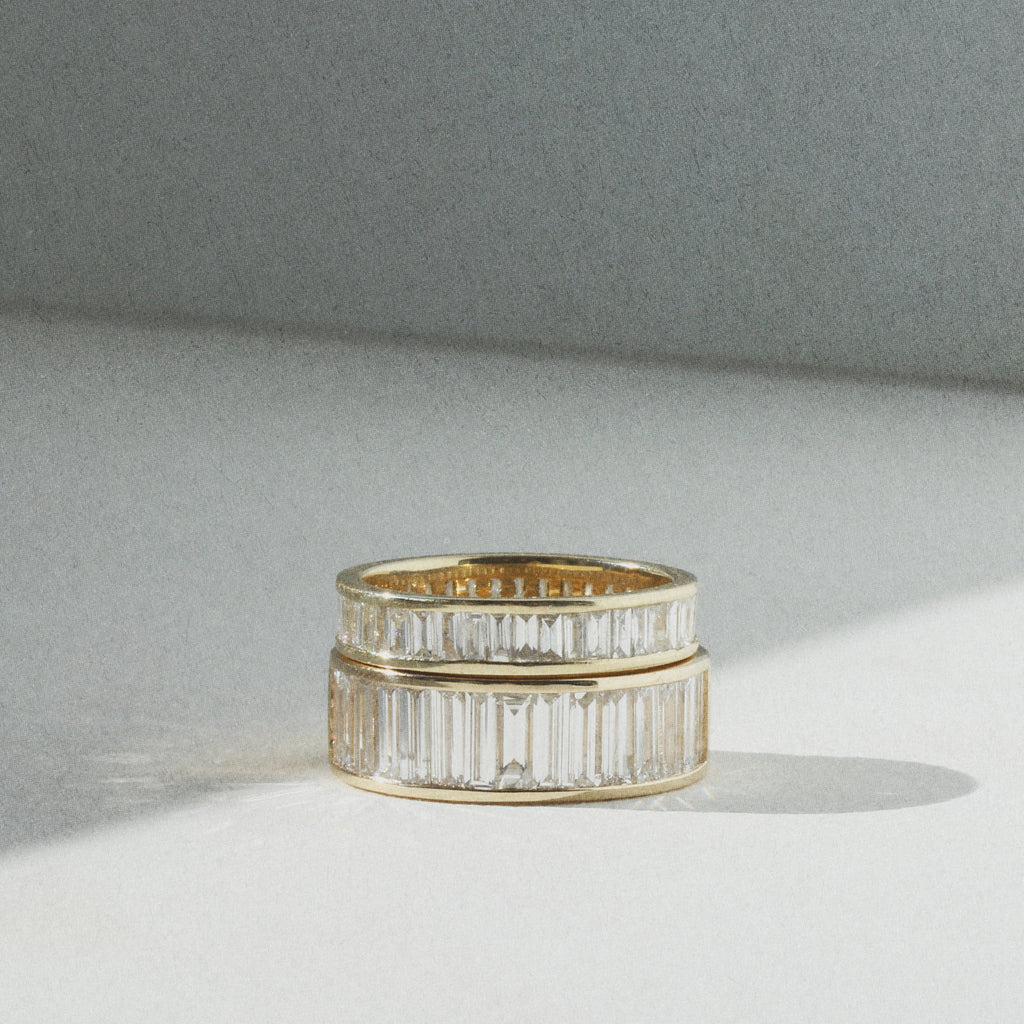 Maman Baguette Half-Eternity Ring