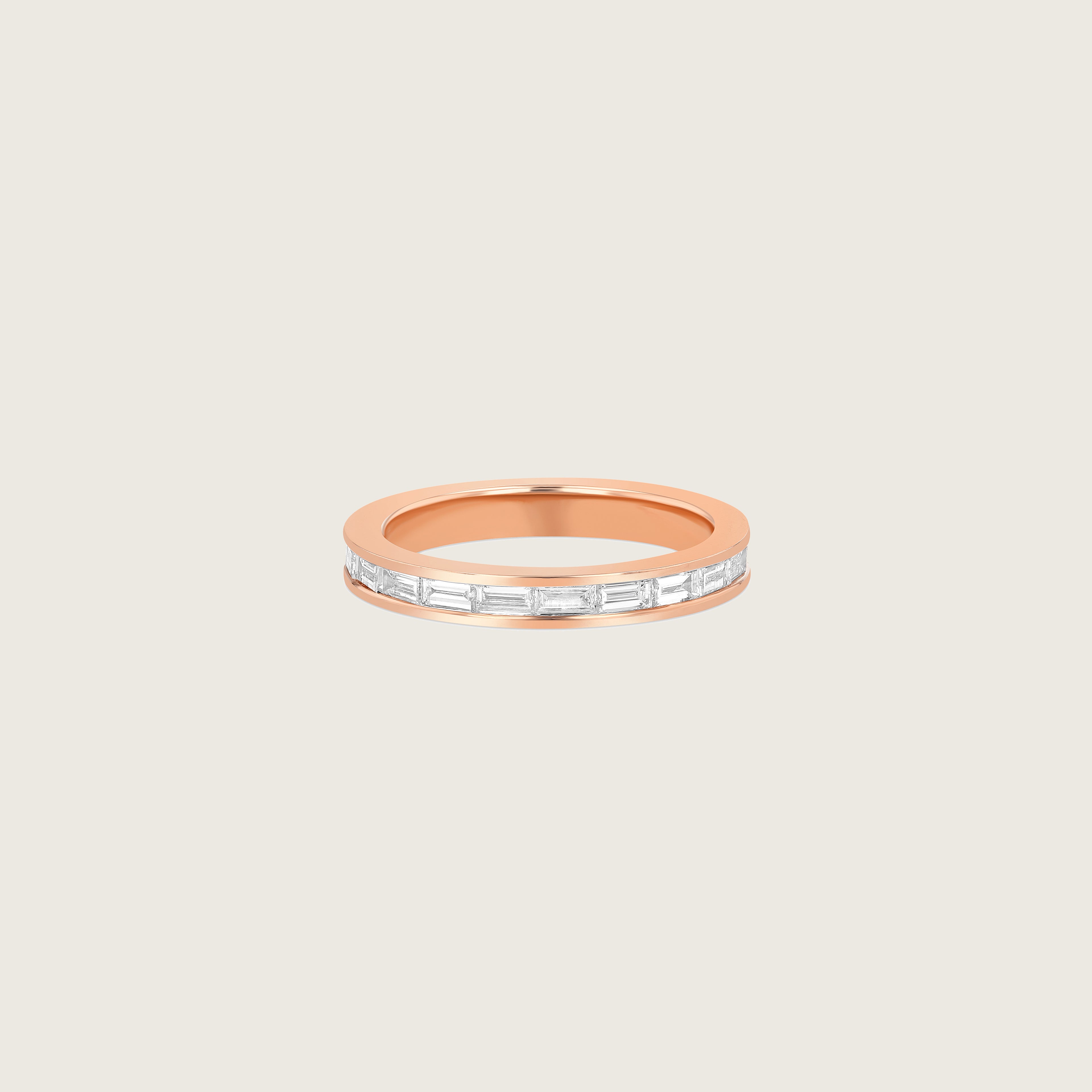 Baguette Eternity Ring - Horizontal
