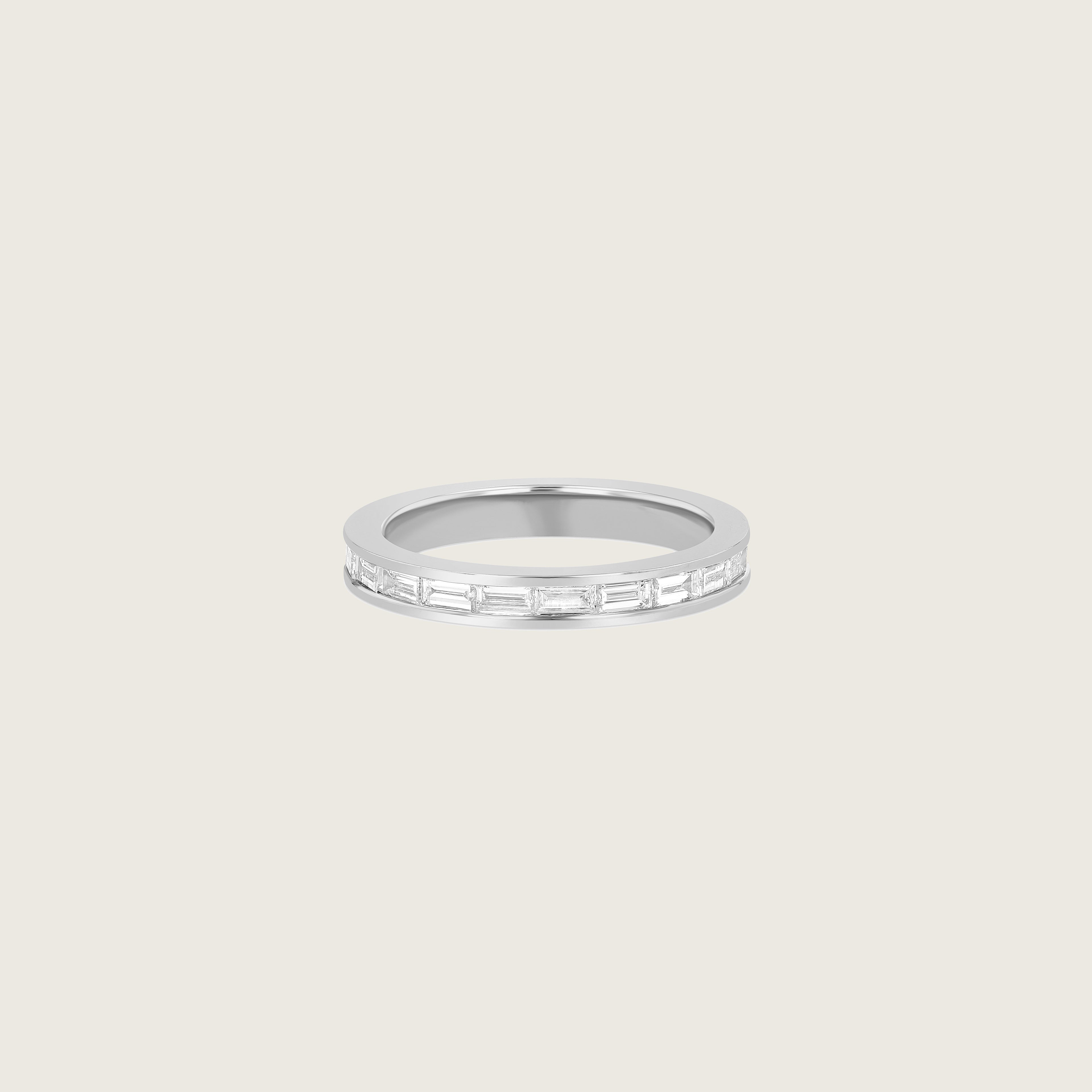 Baguette Eternity Ring - Horizontal