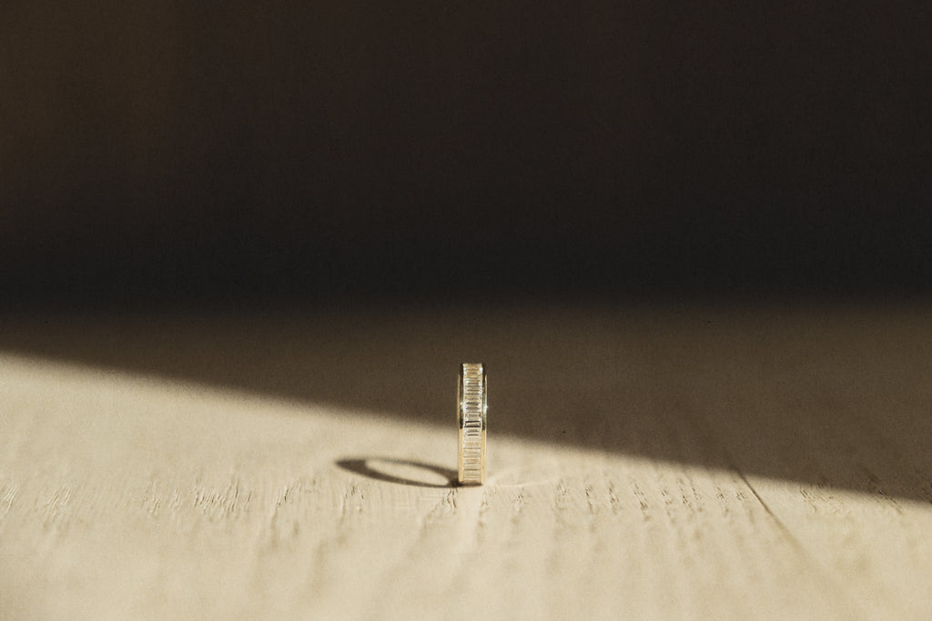 Baguette Eternity Ring - Vertical
