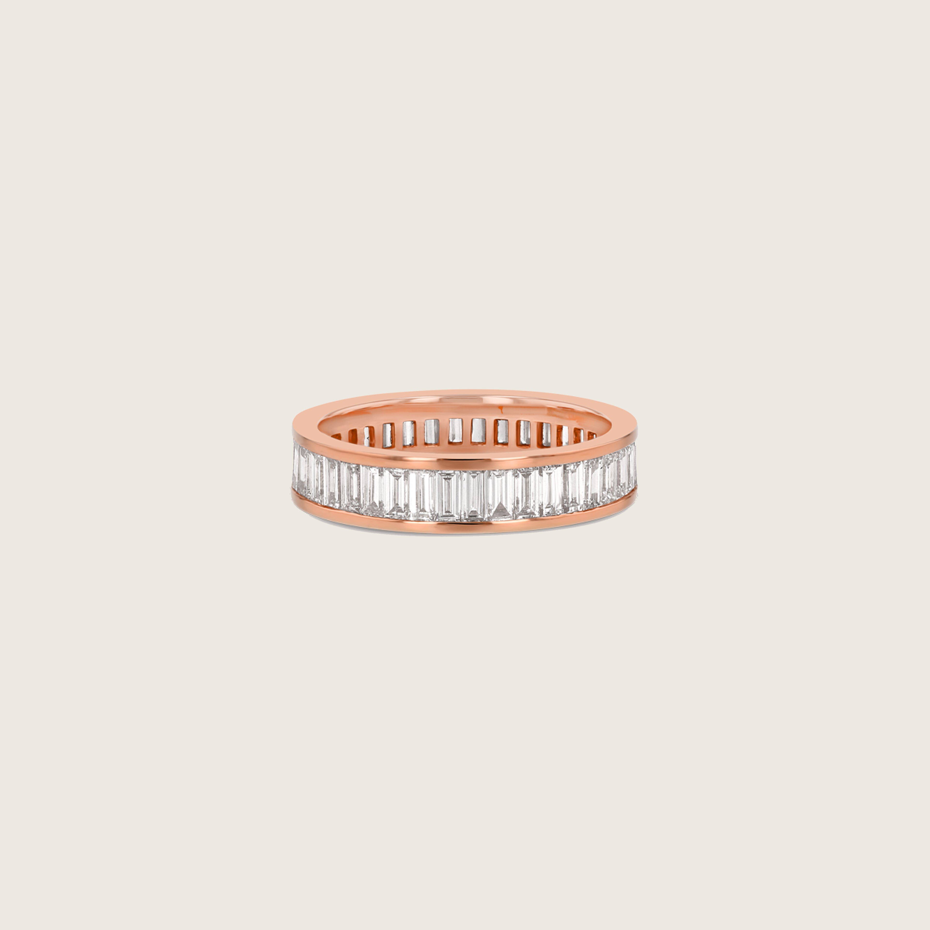 Baguette Eternity Ring - Vertical