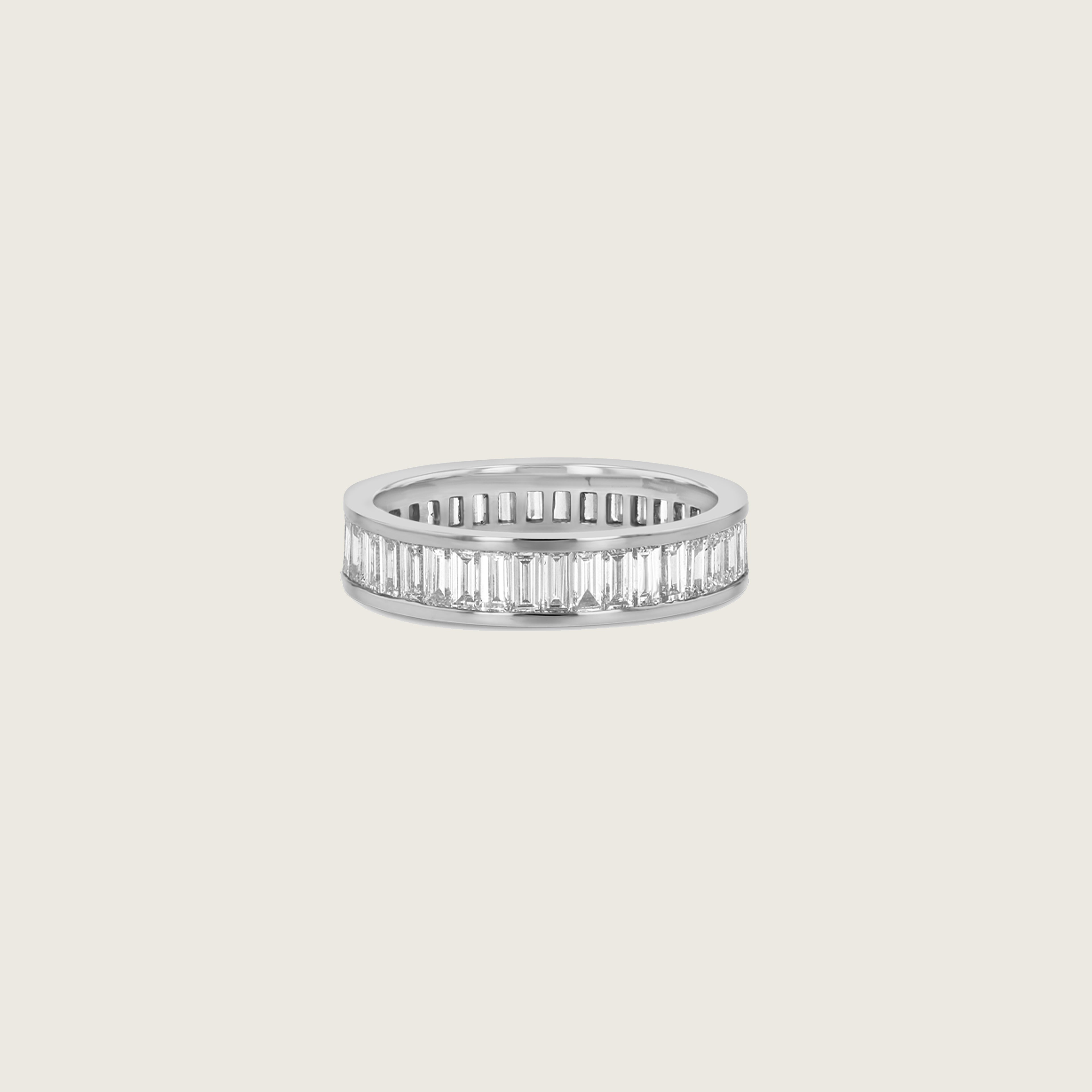 Baguette Eternity Ring - Vertical