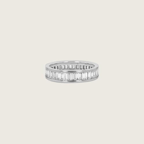 Baguette Eternity Ring - Vertical