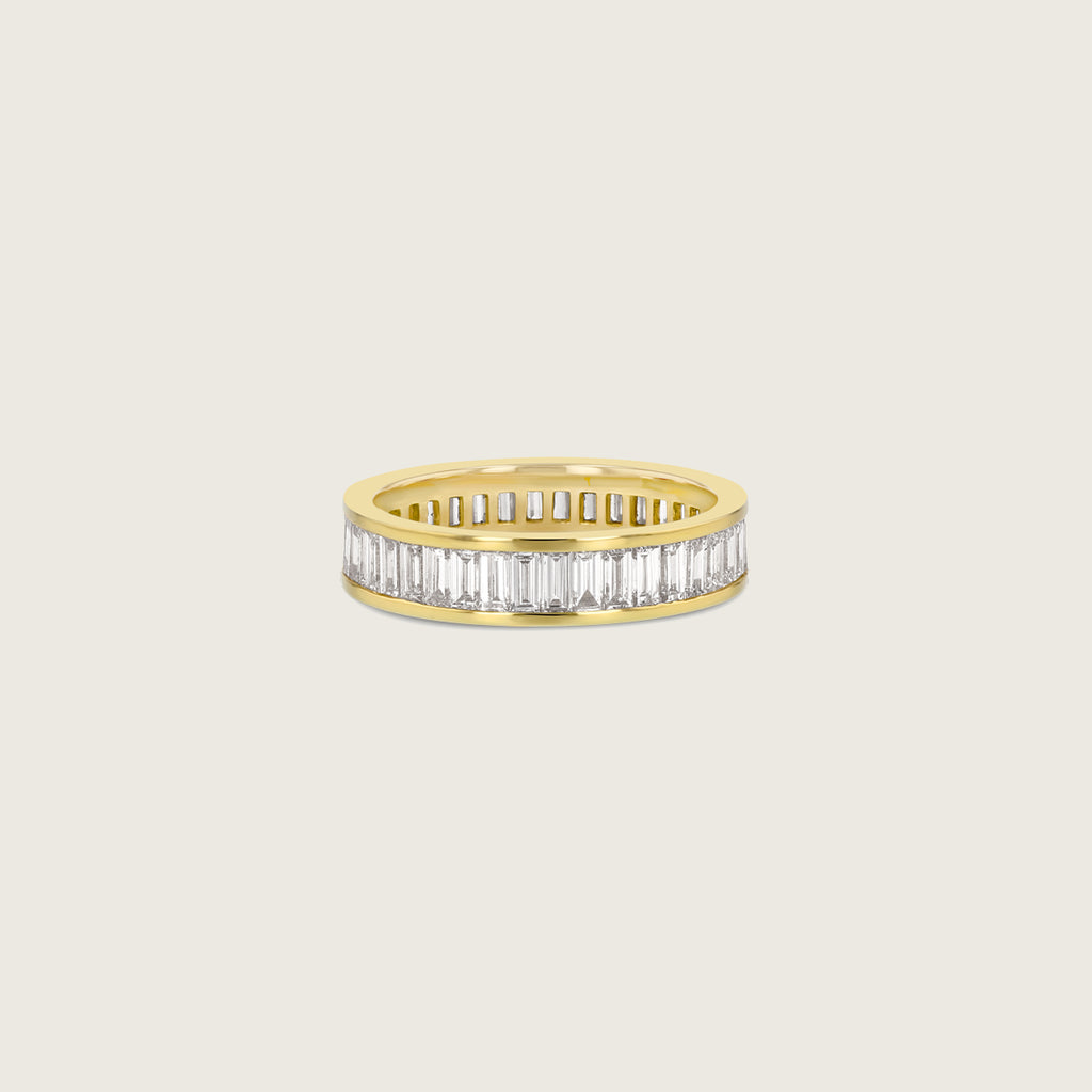Baguette Eternity Ring - Vertical