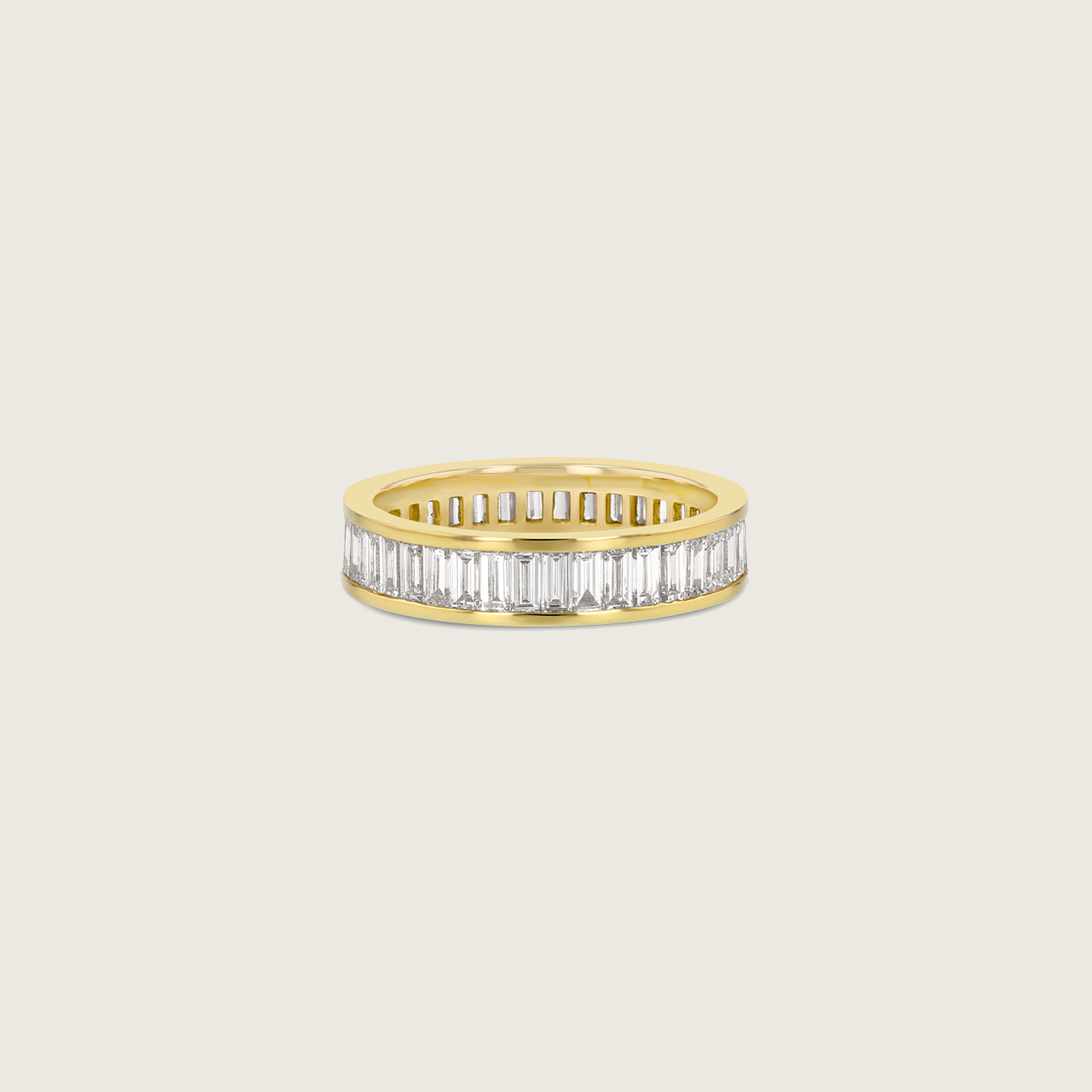 Baguette Eternity Ring - Vertical