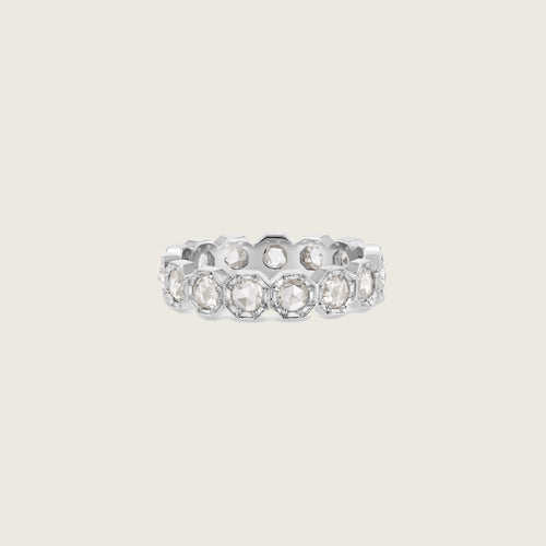 3mm Crown Bezel Diamond Eternity Ring