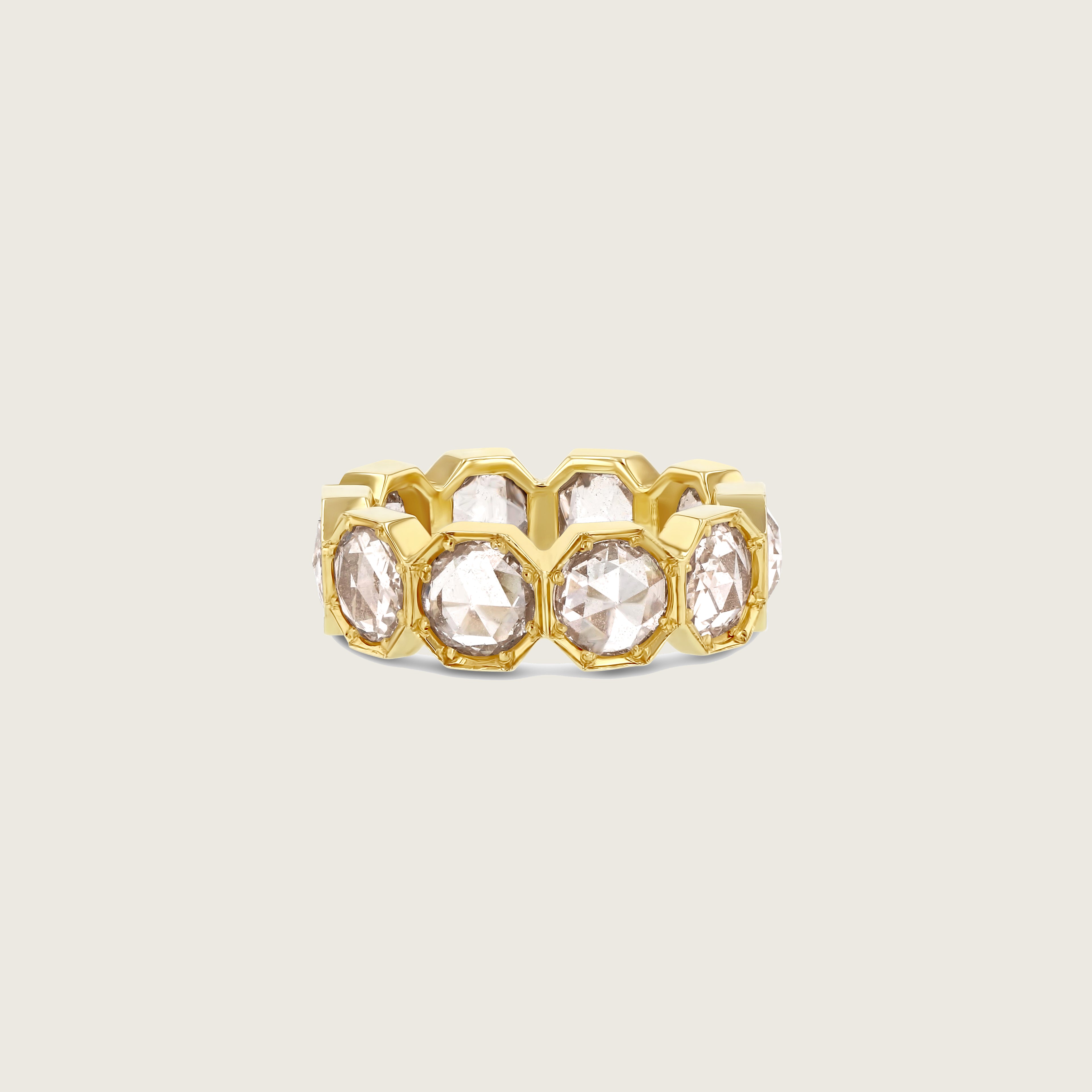 5mm Crown Bezel Diamond Eternity Ring