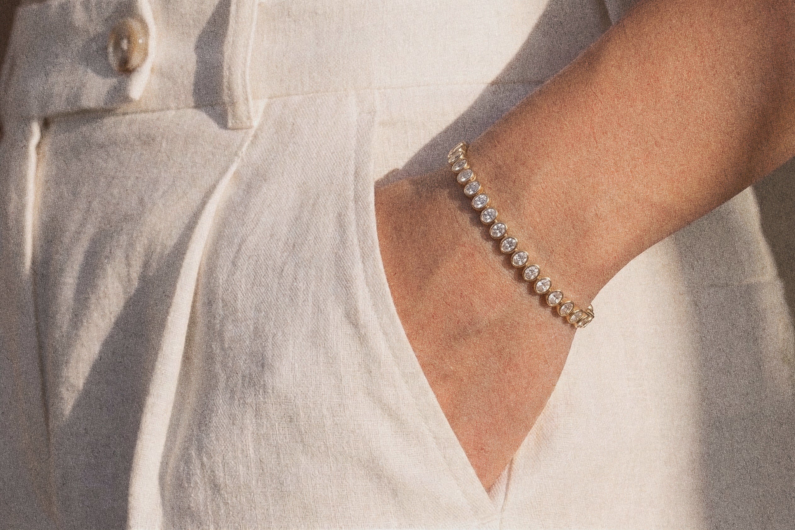 Oval Cut Tennis Bracelet