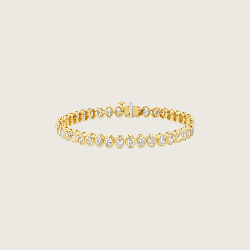 Oval Cut Tennis Bracelet