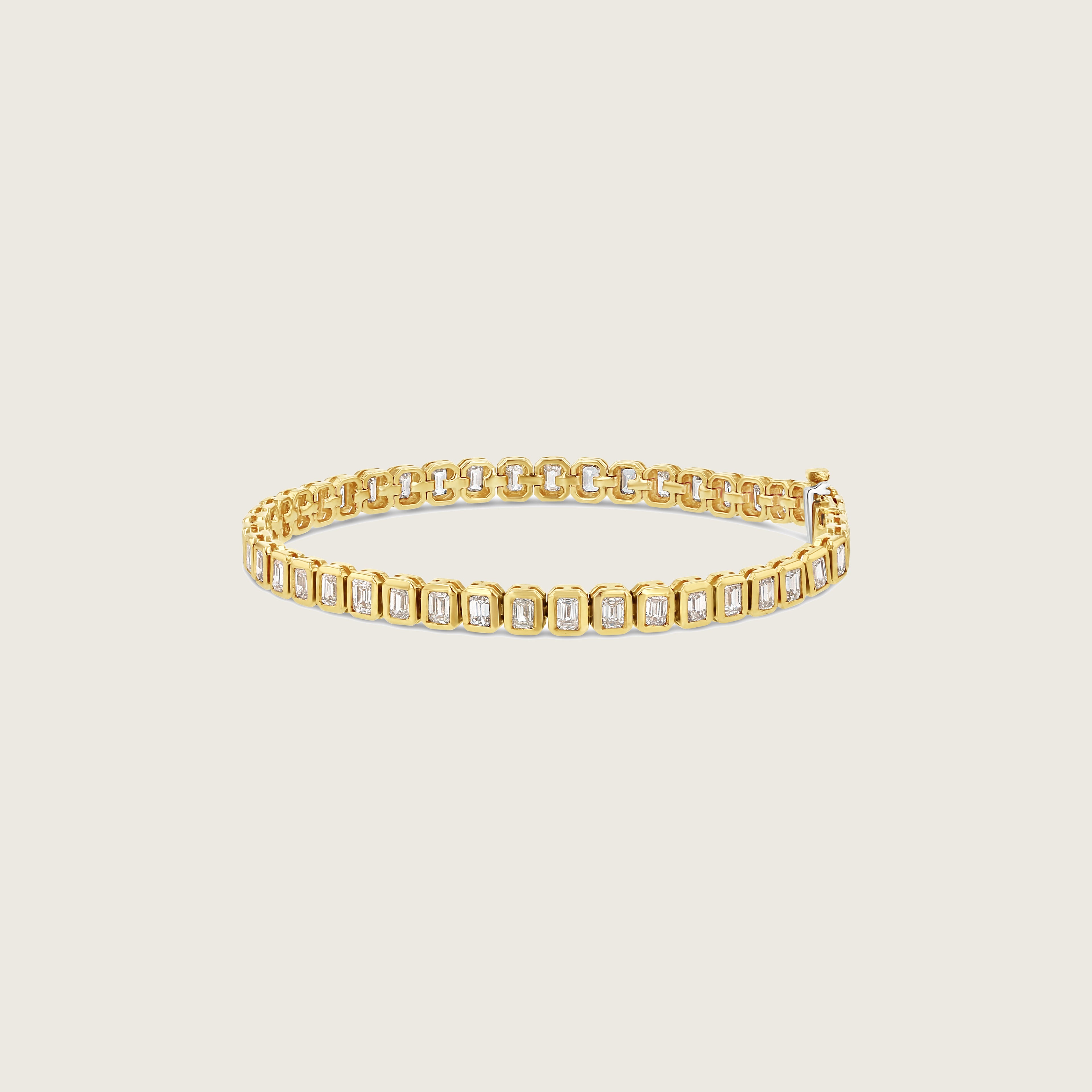 Emerald Cut Tennis Bracelet - Vertical