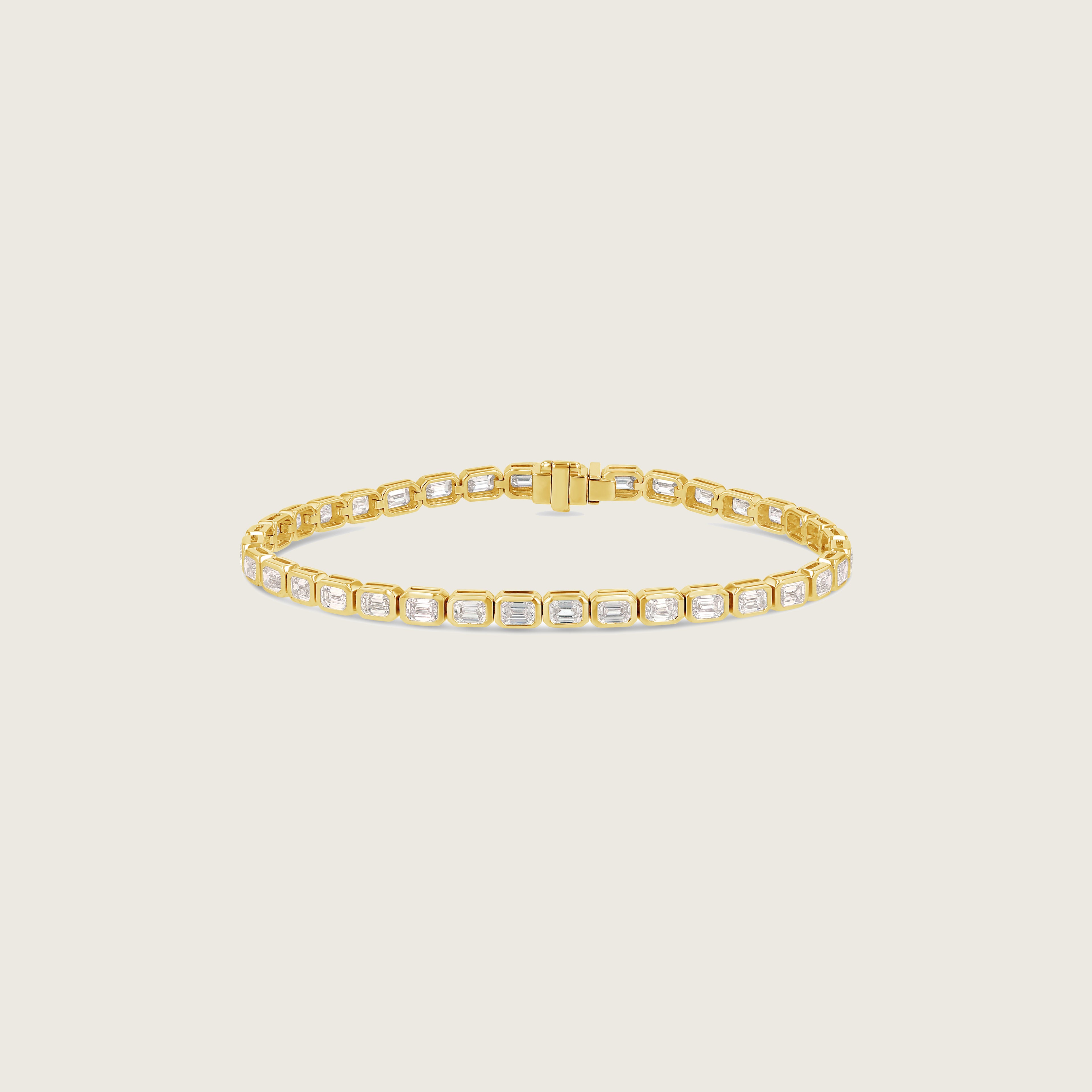 Emerald Cut Tennis Bracelet - Horizontal