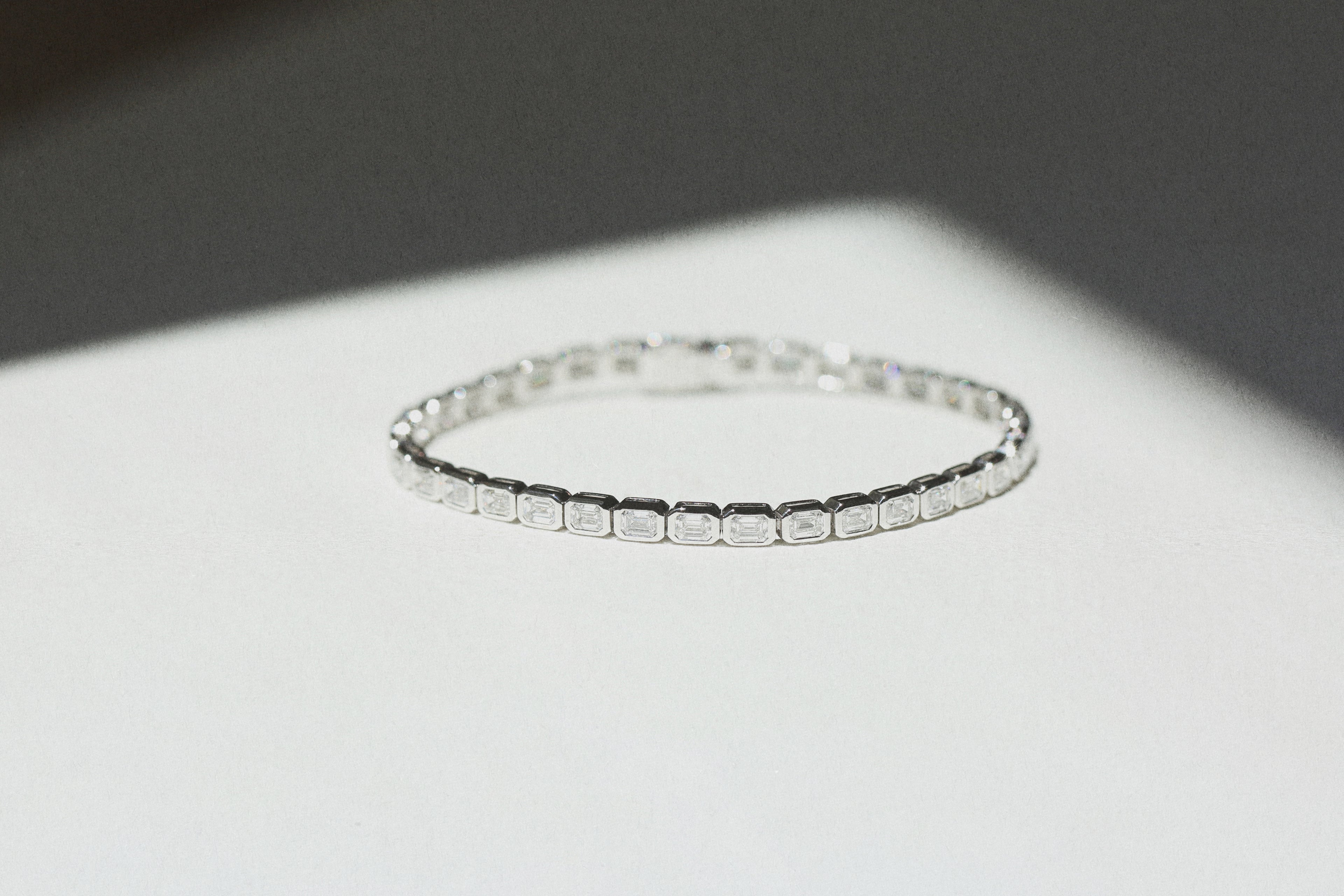 Emerald Cut Tennis Bracelet - Horizontal