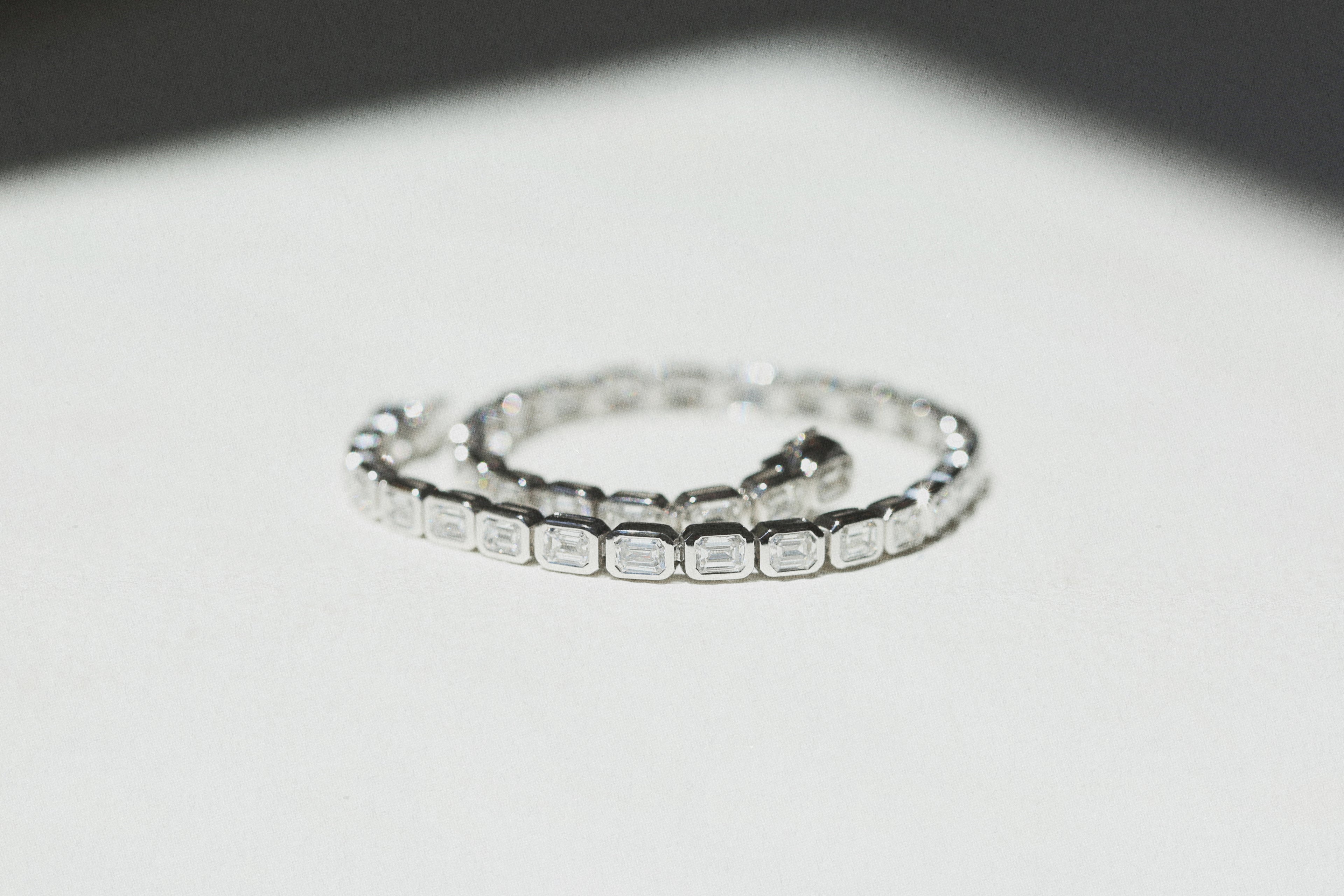 Emerald Cut Tennis Bracelet - Horizontal