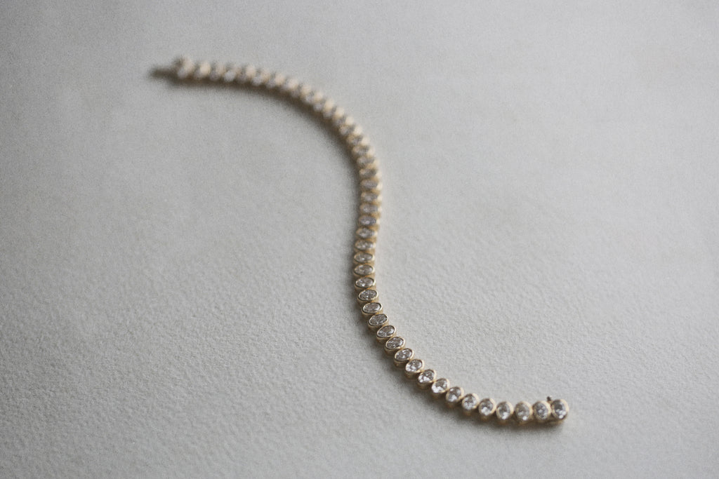 Oval Cut Tennis Bracelet
