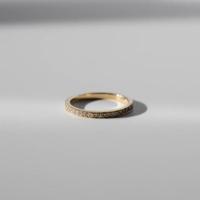 Pavé Eternity Diamond Ring– GRACE LEE