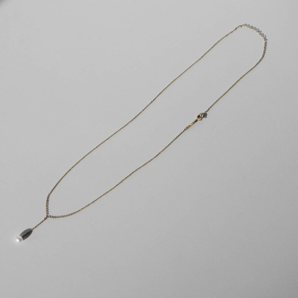 Pearl Dangle Necklace– GRACE LEE