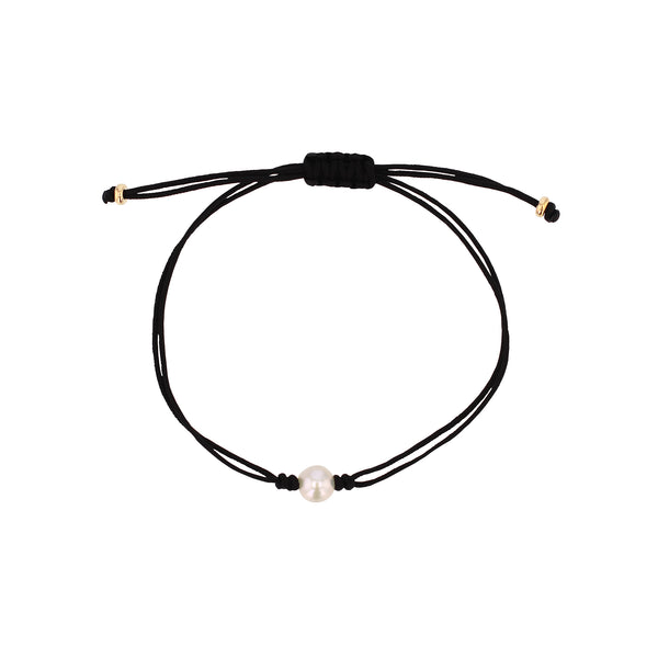 Pearl Silk Cord Bracelet