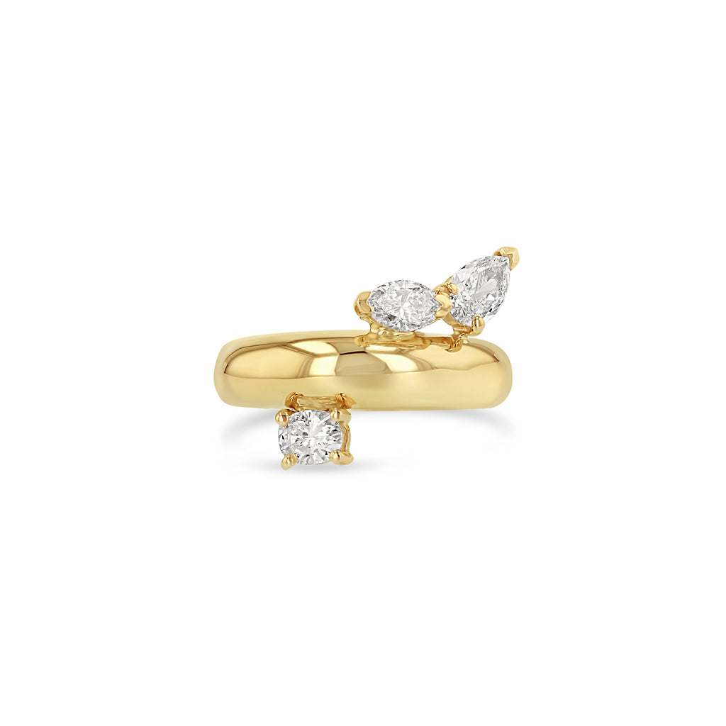 35 Plus Diamond Cluster Dinner Ring 10 Karat Gold Sz 7 1/2 SOLID GOLD 5.8  Grams | eBay