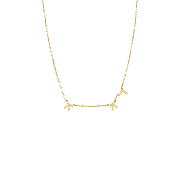 Hangul Korean Names Necklace (3 letters)