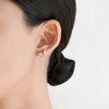 Grace Lee x Diamond Foundry Triple Pear & Marquise Stud Earring