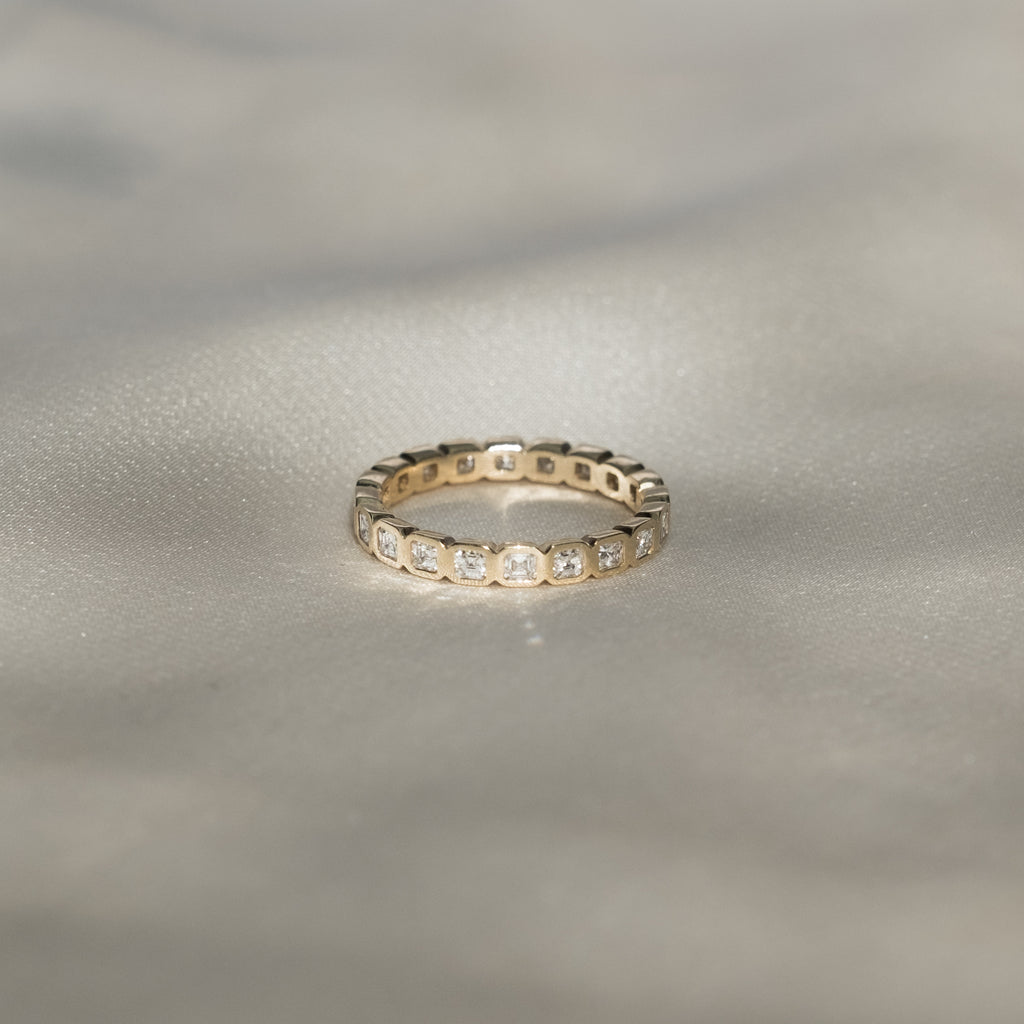 Asscher Diamond Eternity Ring